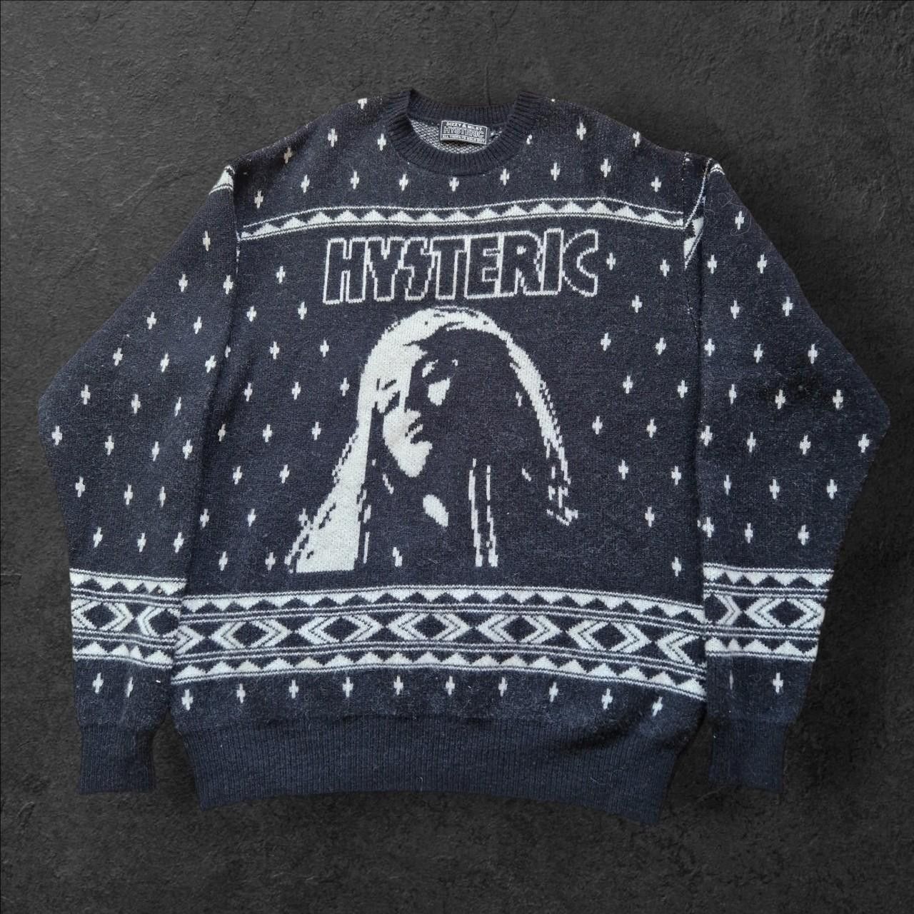 Hysteric Glamour Mens vintage hysteric glamour wool blend jumper with woman Size US M / EU 48-50 / 2 - 2 Thumbnail