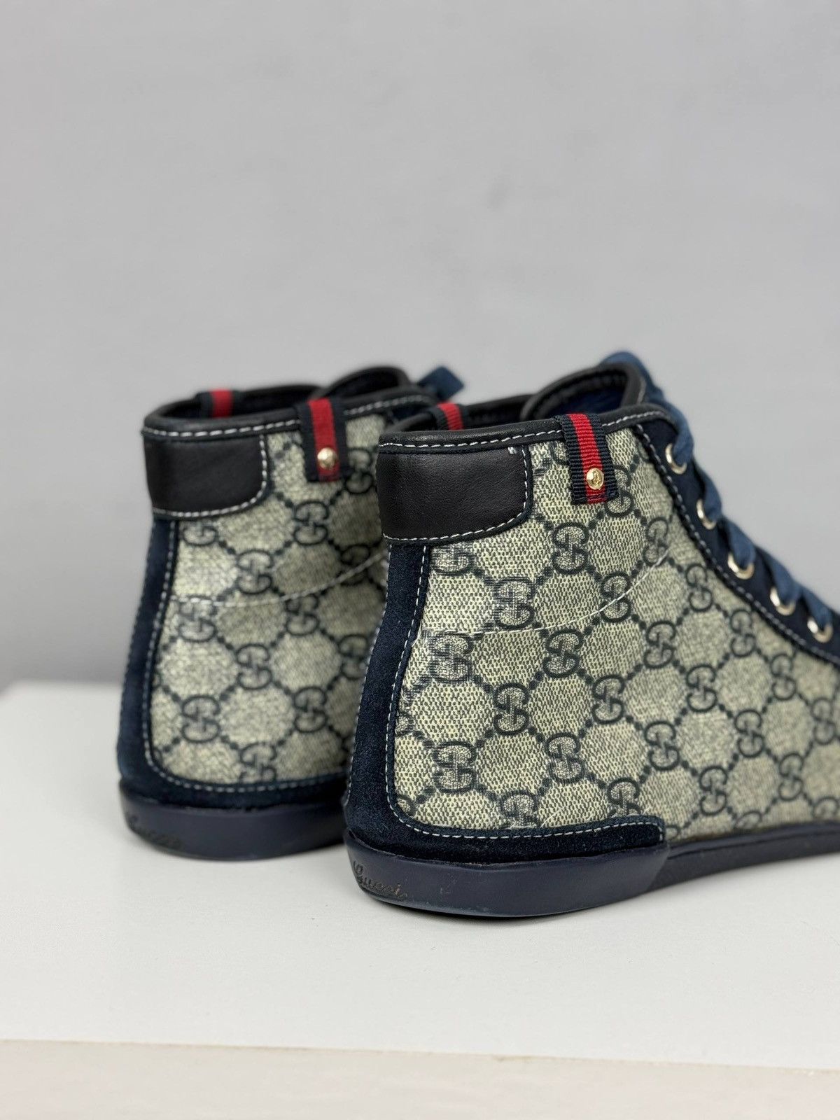 Gucci Gucci GG Monogram Canvas High Top Sneakers Size US 8.5 / IT 38.5 - 4 Thumbnail