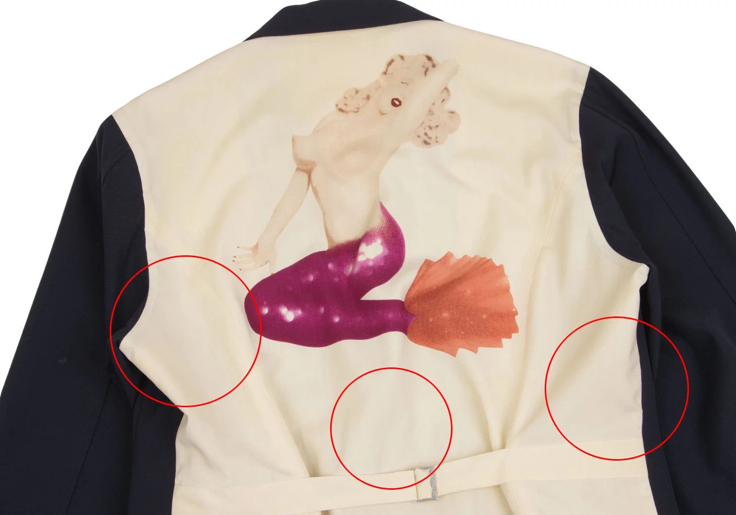 Yohji Yamamoto Yohji Yamamoto Mermaid Print Jacket Size US M / EU 48-50 / 2 - 2 Thumbnail