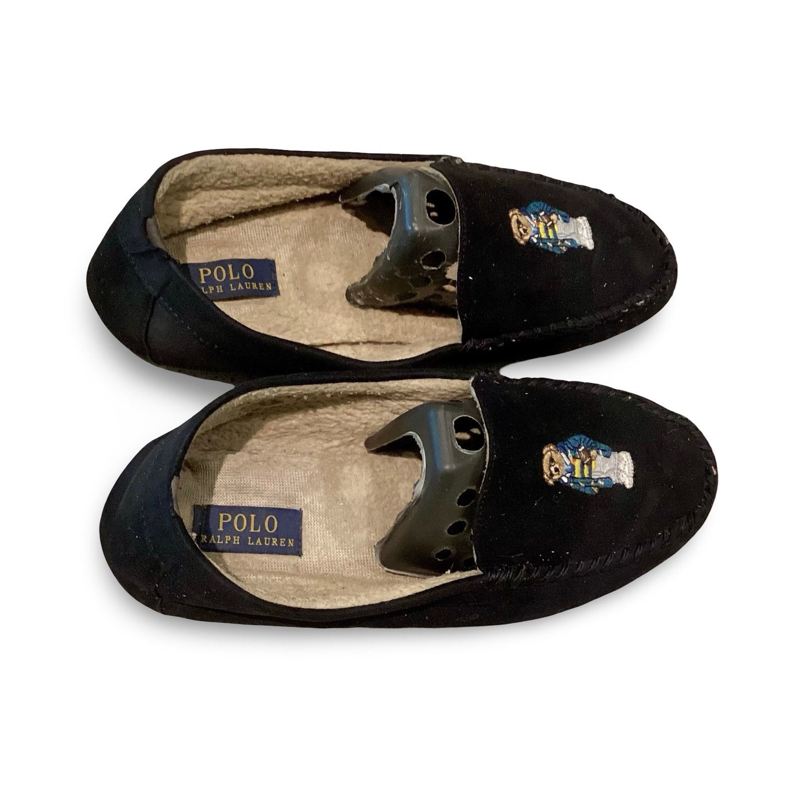 Polo Ralph Lauren Polo Ralph Lauren Men's Dezi Micro-Suede Polo Bear Slippers Size US 10 / EU 43 - 6 Thumbnail