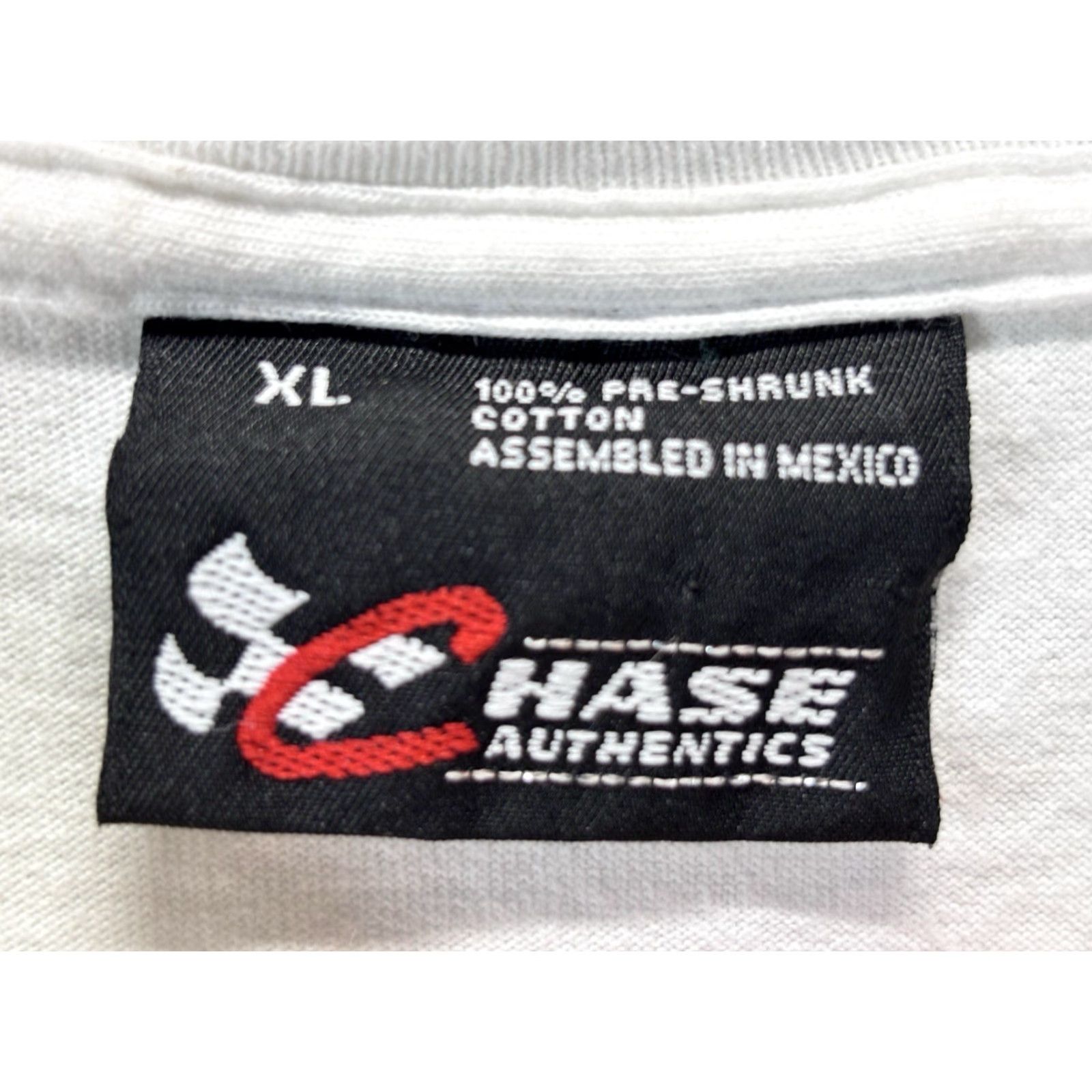 Chase Authentics VINTAGE Chase Authentics Jeff Gordon NASCAR T-Shirt Adult XL White 50th Career Win Y2K Mens Size US XL / EU 56 / 4 - 6 Thumbnail
