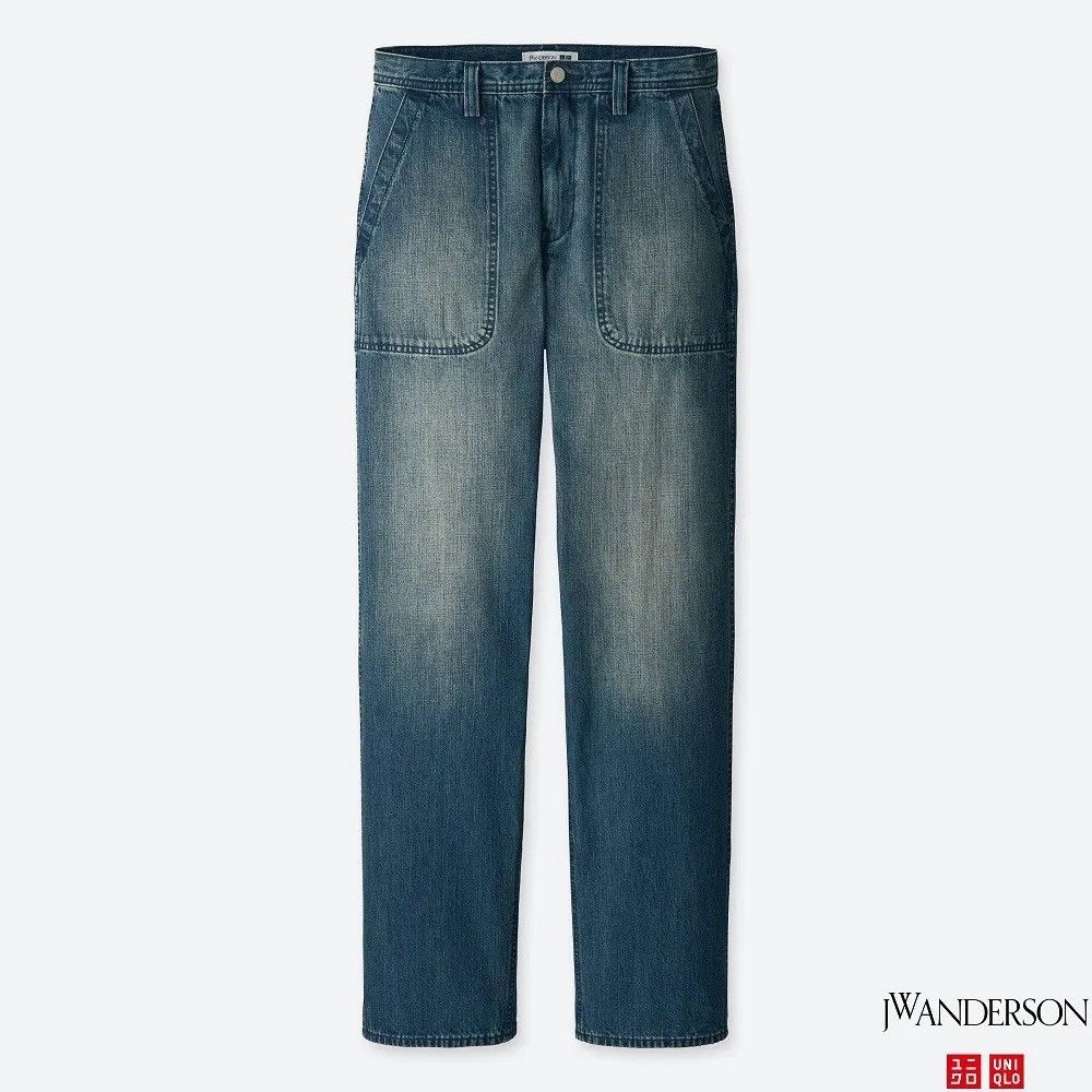JW Anderson x Uniqlo Baker-Style Denim Relaxed Work Pants