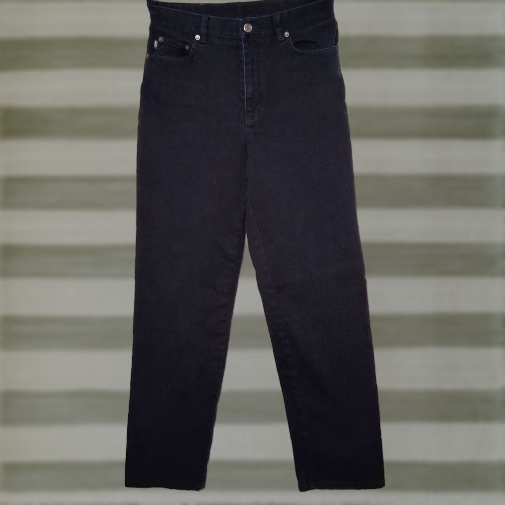 Vintage VINTAGE Ralph Lauren Jeans Co Jeans Womens 8 Blue Denim High Rise Mom Classic 5-Pocket Navy Blue Size 30" / US 8 / IT 44 - 1 Thumbnail