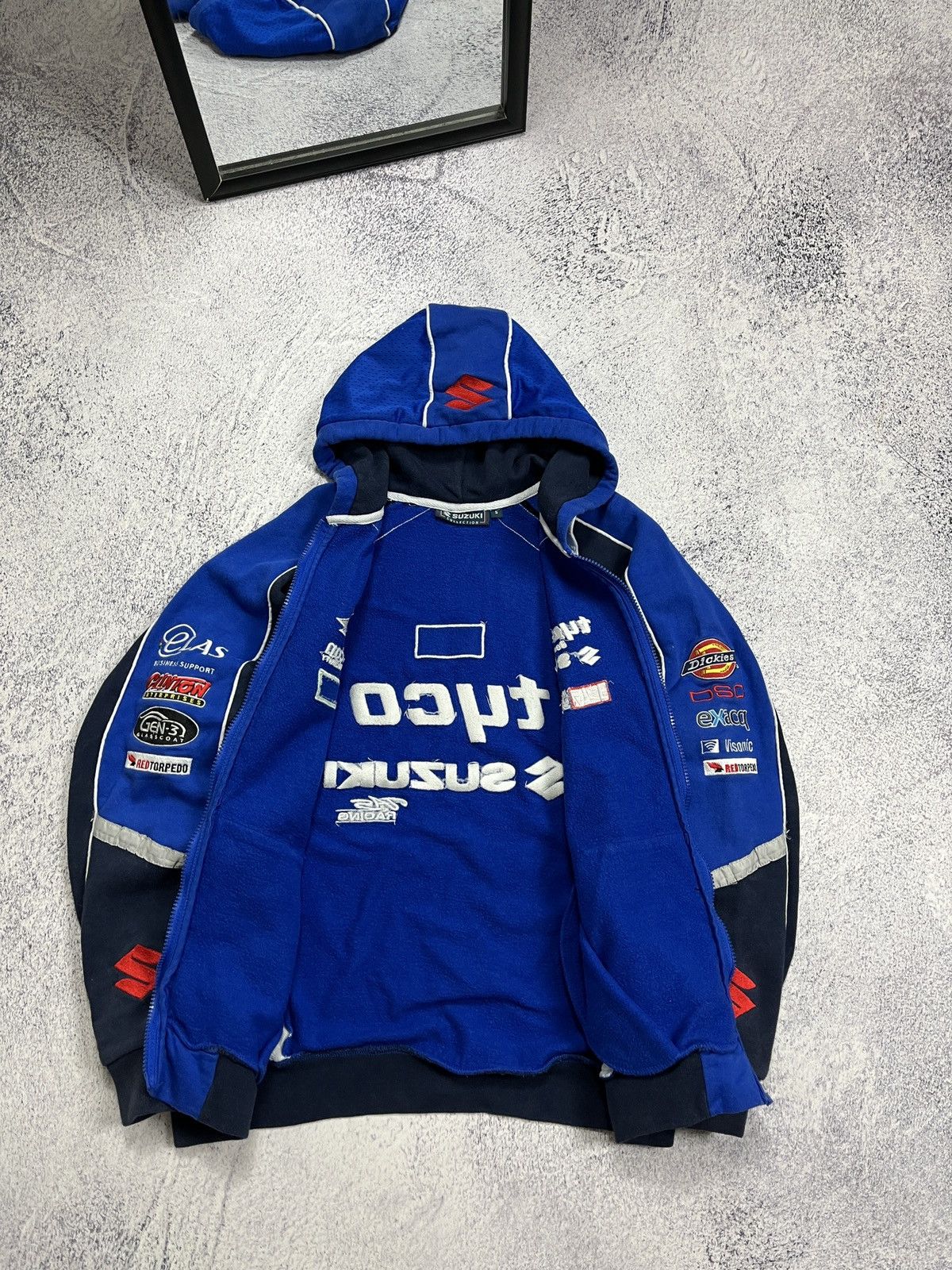 Formula 1 Vintage Suzuki Tyco Yoshimura Japan Racing Track Jacket Rare Size US S / EU 44-46 / 1 - 8 Thumbnail