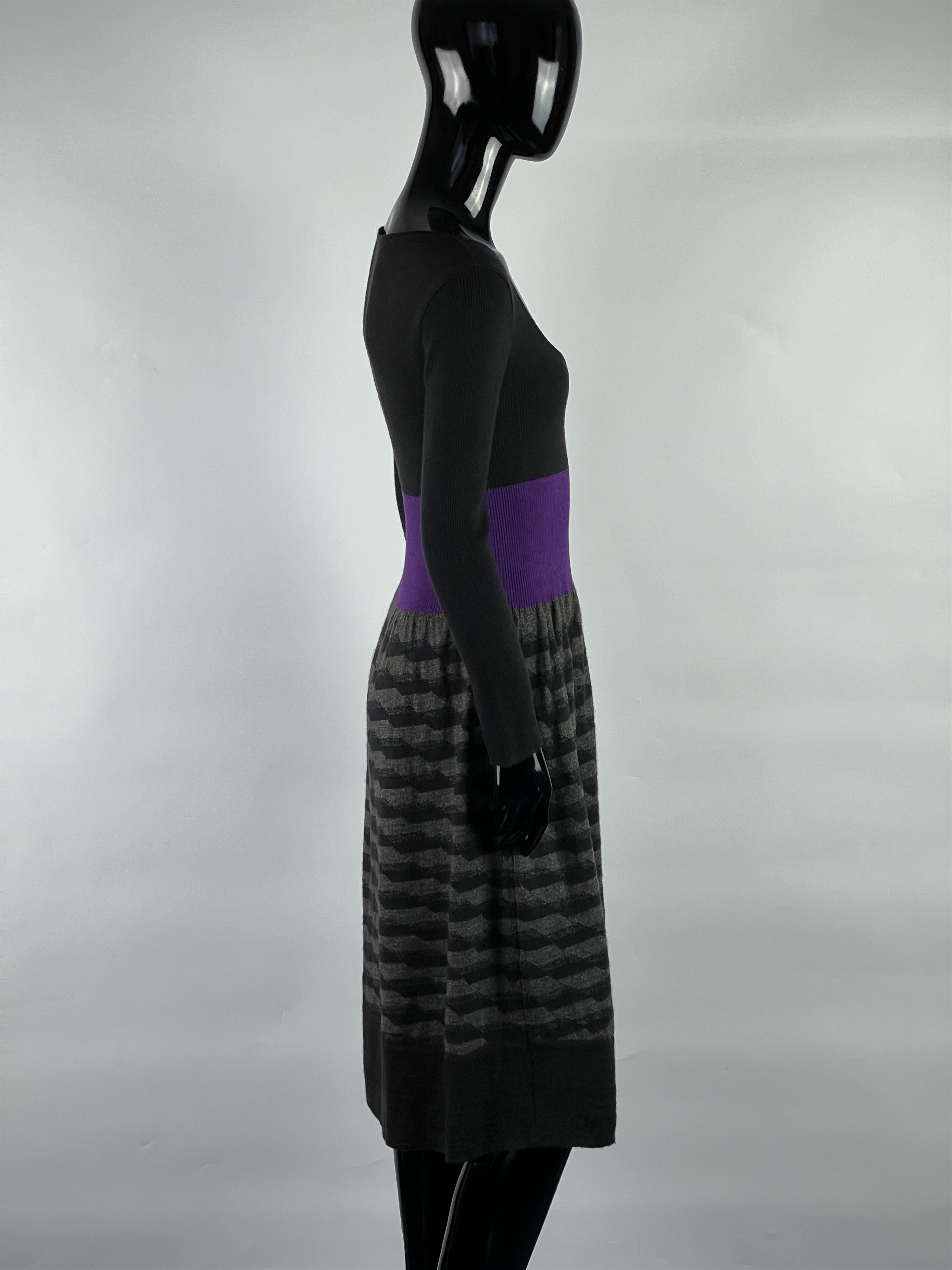 Kenzo Kenzo Wool Midi Dress Size L Size L / US 10 / IT 46 - 2 Thumbnail