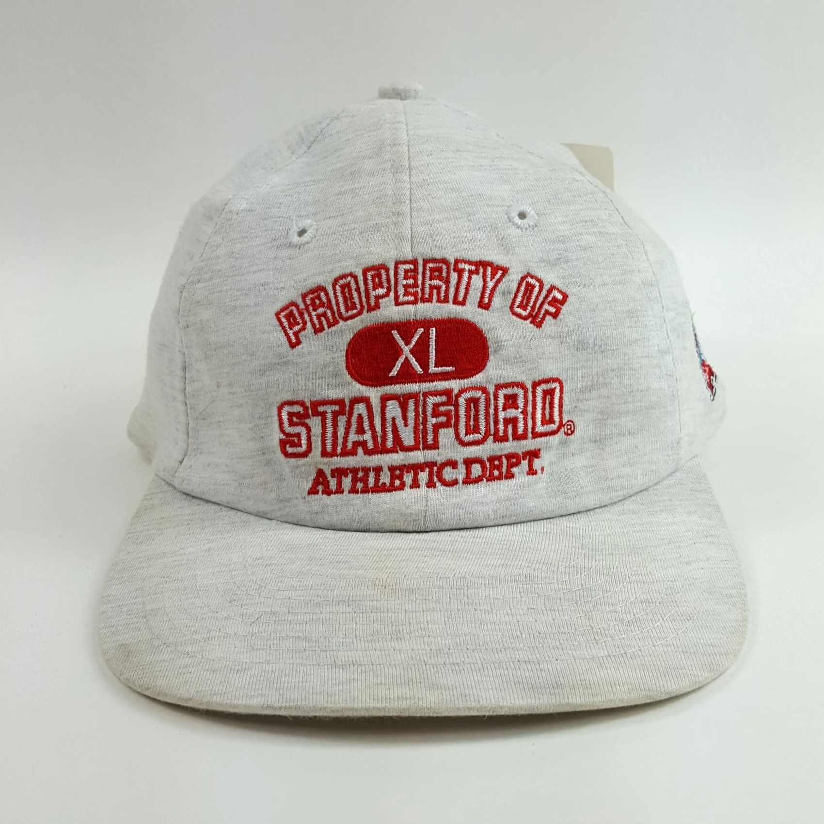 Vintage VINTAGE Stanford University College Hat Baseball Cap Adjustable Embroidered gray 90s Retro Sports Mens Size ONE SIZE - 2 Thumbnail