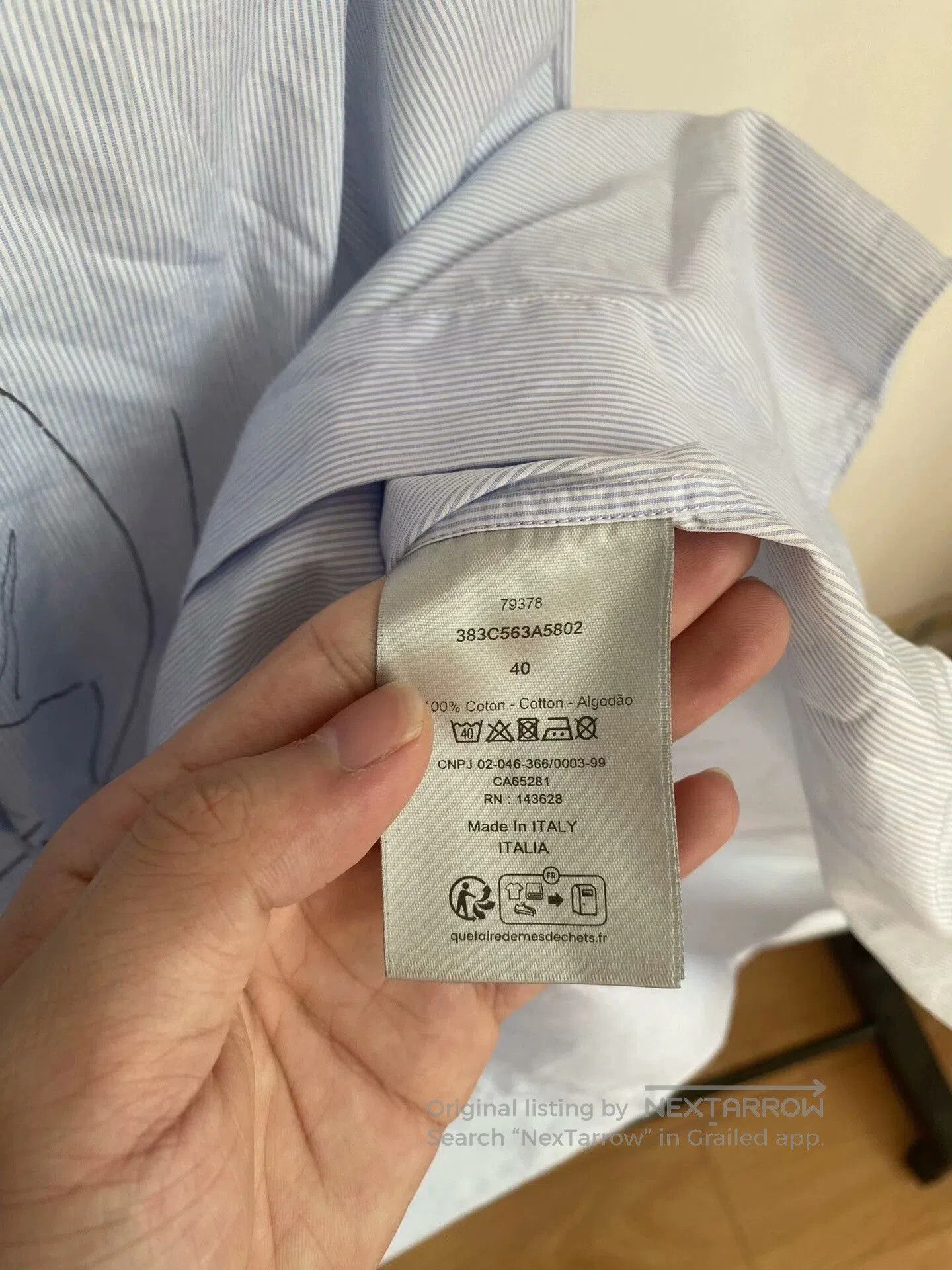 Dior Dior Men 2023SS Graphic Shirt. Size US XL / EU 56 / 4 - 4 Thumbnail