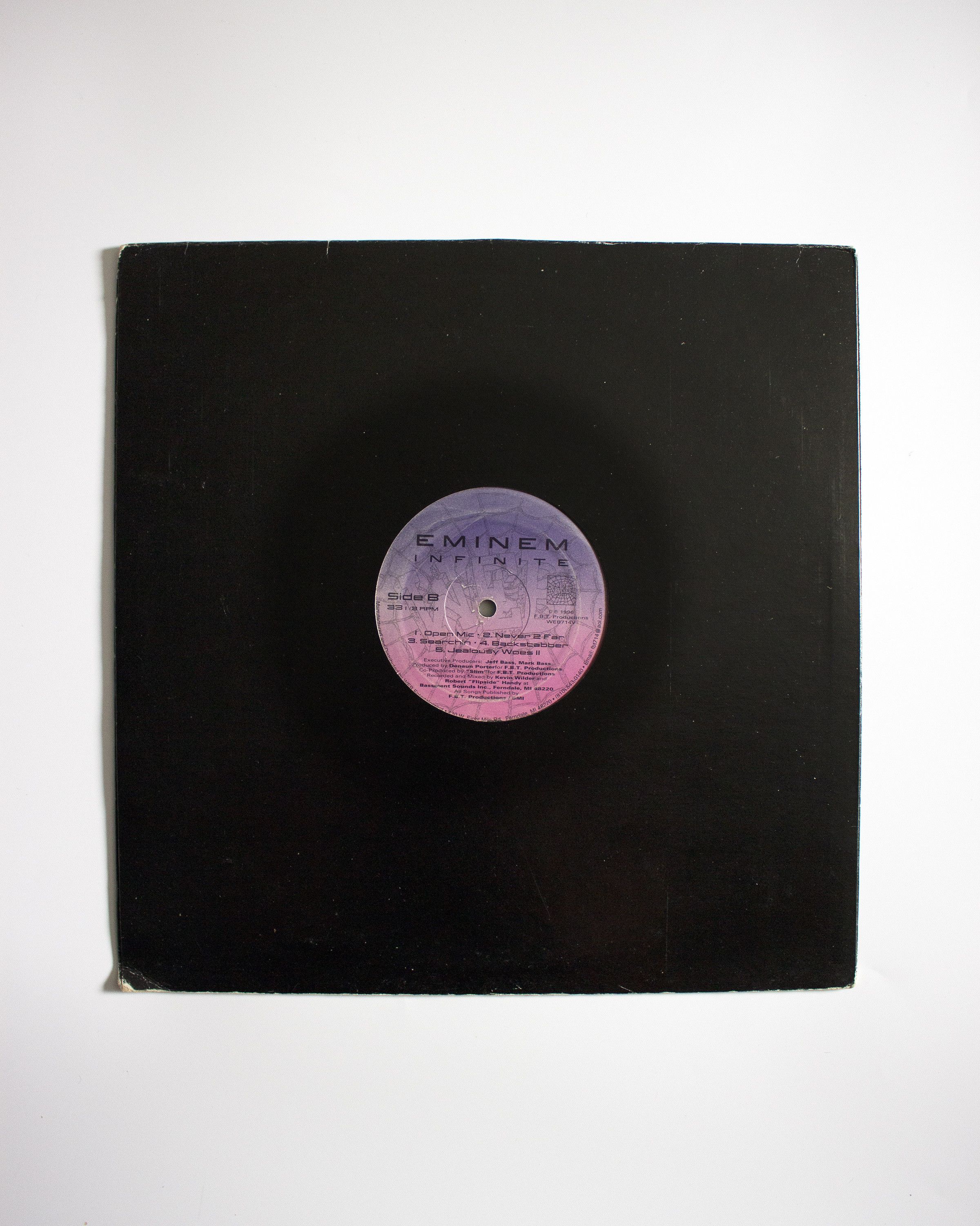 Eminem Eminem - Infinite Original 1996 Vinyl Size ONE SIZE - 3 Thumbnail