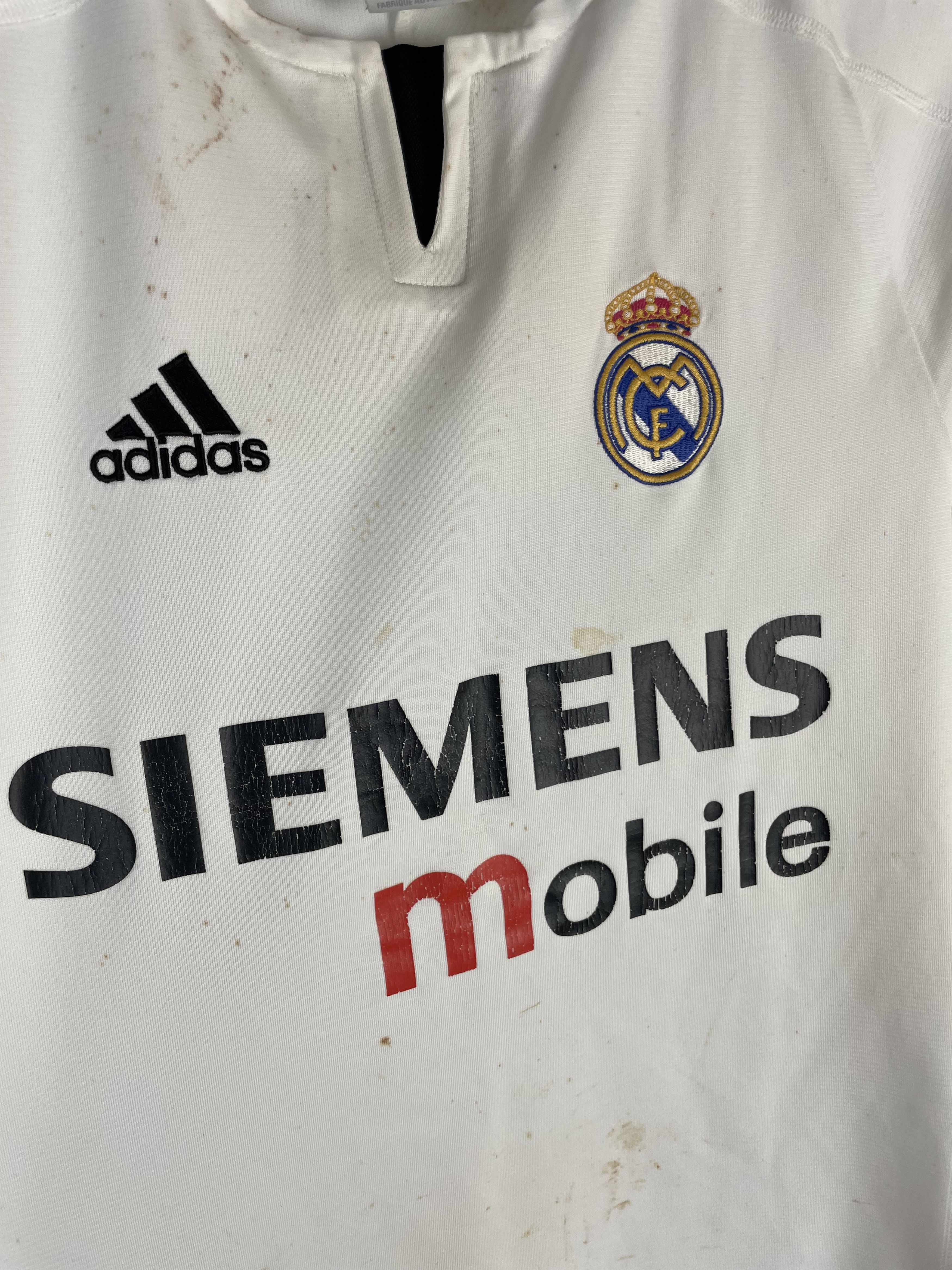 Adidas × Vintage Adidas Real Madrid 2003-2004 home jersey Size US S / EU 44-46 / 1 - 7 Thumbnail