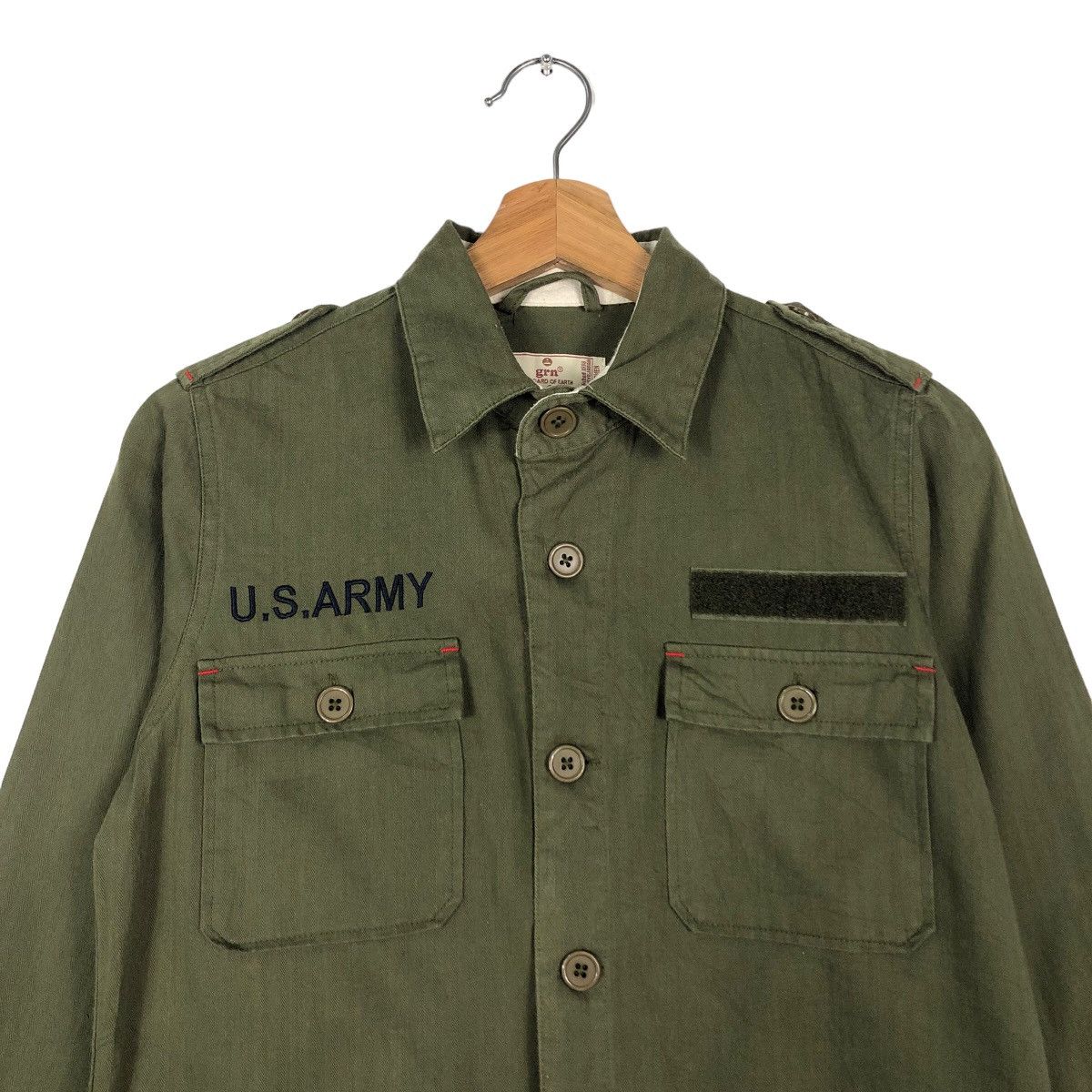 Japanese Brand 🔥Military Jacket Grn Japan For Women Inspire Kapital Size US M / EU 48-50 / 2 - 3 Thumbnail