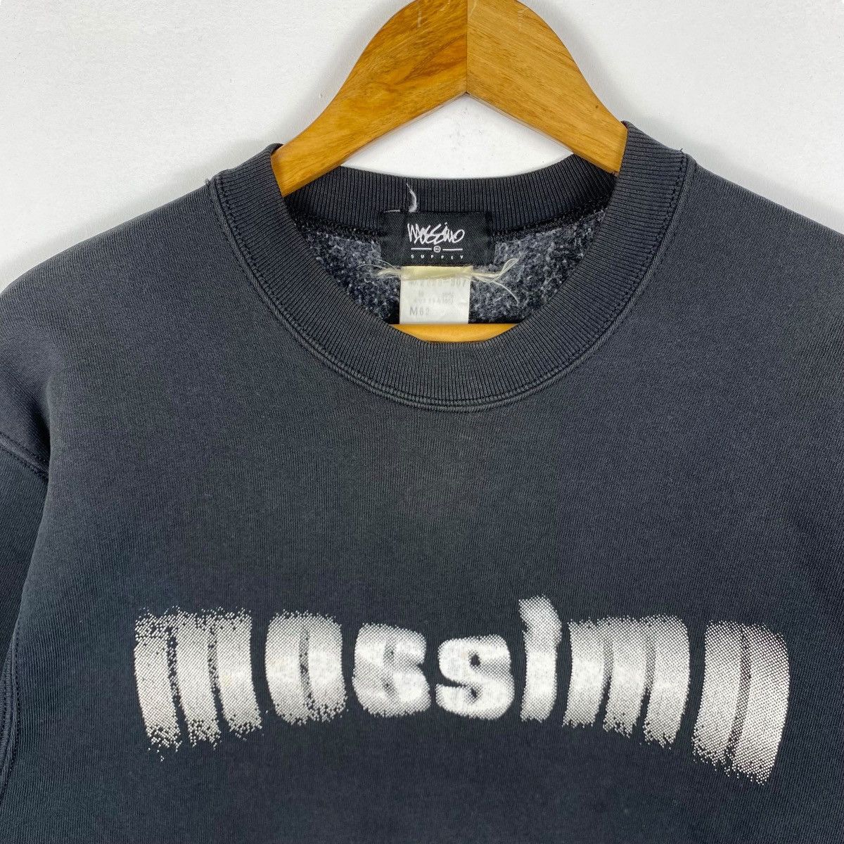 Mossimo Vintage 90's MOSSIMO Motion Blur Distressed Crewneck Size US M / EU 48-50 / 2 - 2 Thumbnail