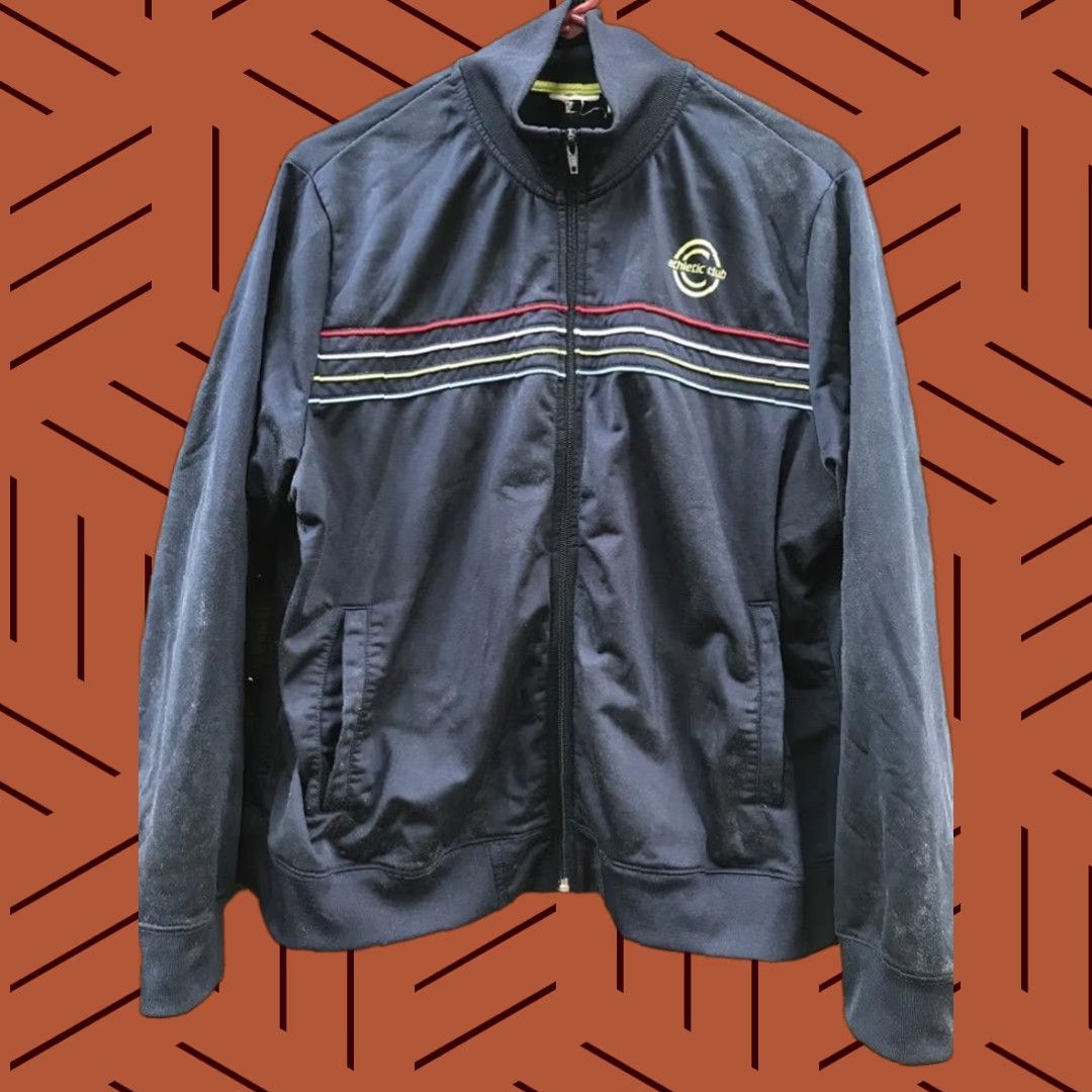 Vintage VINTAGE Athletic Club Zip Up Track Jacket Womens 18/20 Size XXL / US 16-18 / IT 52-54 - 1 Thumbnail