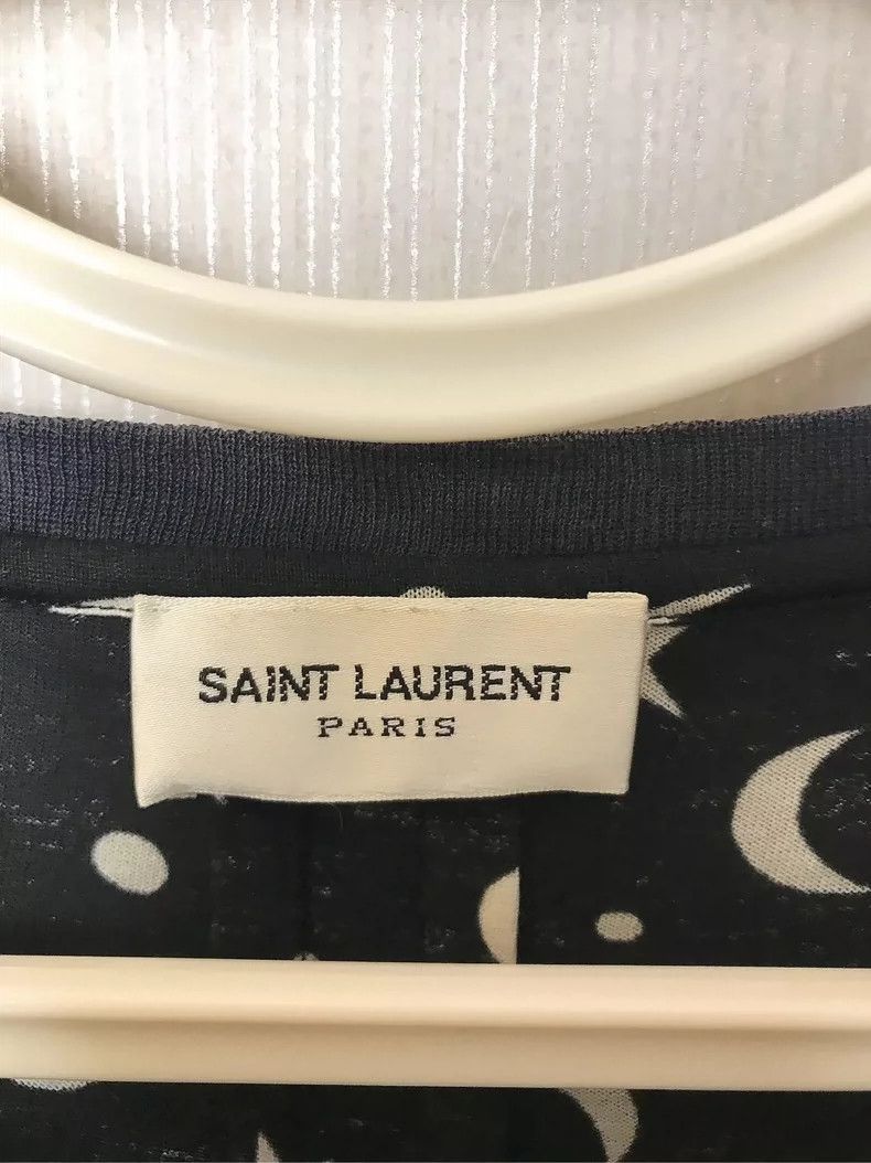 Saint Laurent Paris Saint Laurent Paris Saint Laurent Moon and Star Print Shor Size US S / EU 44-46 / 1 - 3 Thumbnail