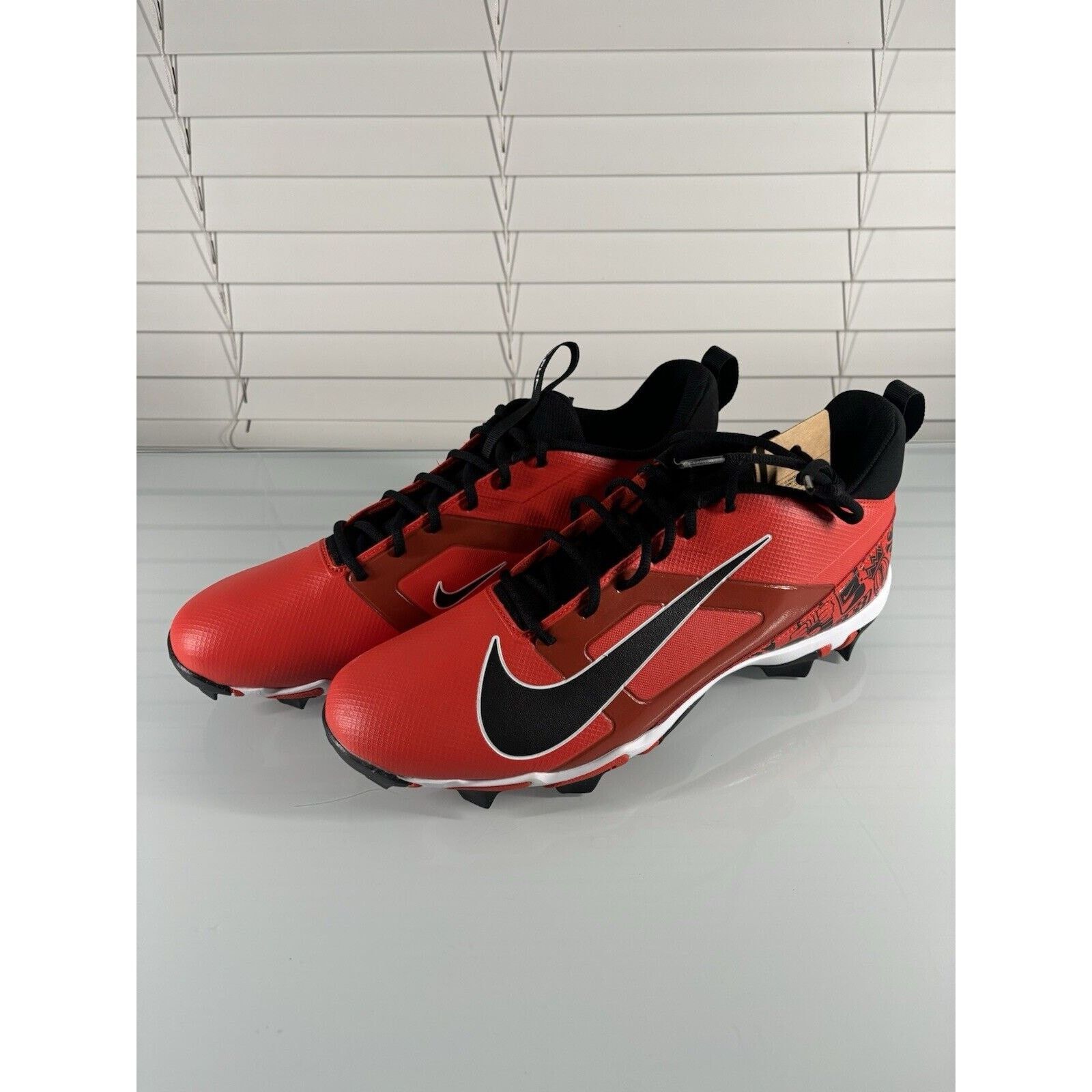 Nike Nike Alpha Menace Cleats 4 Shark Picante Red Black Size 14 Size US 14 / EU 47 - 1 Thumbnail