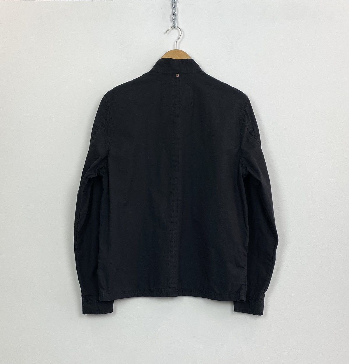 Pretty Green Pretty Green Full Zip Long Sleeve Cotton Jacket Size M Black Size US M / EU 48-50 / 2 - 11 Thumbnail