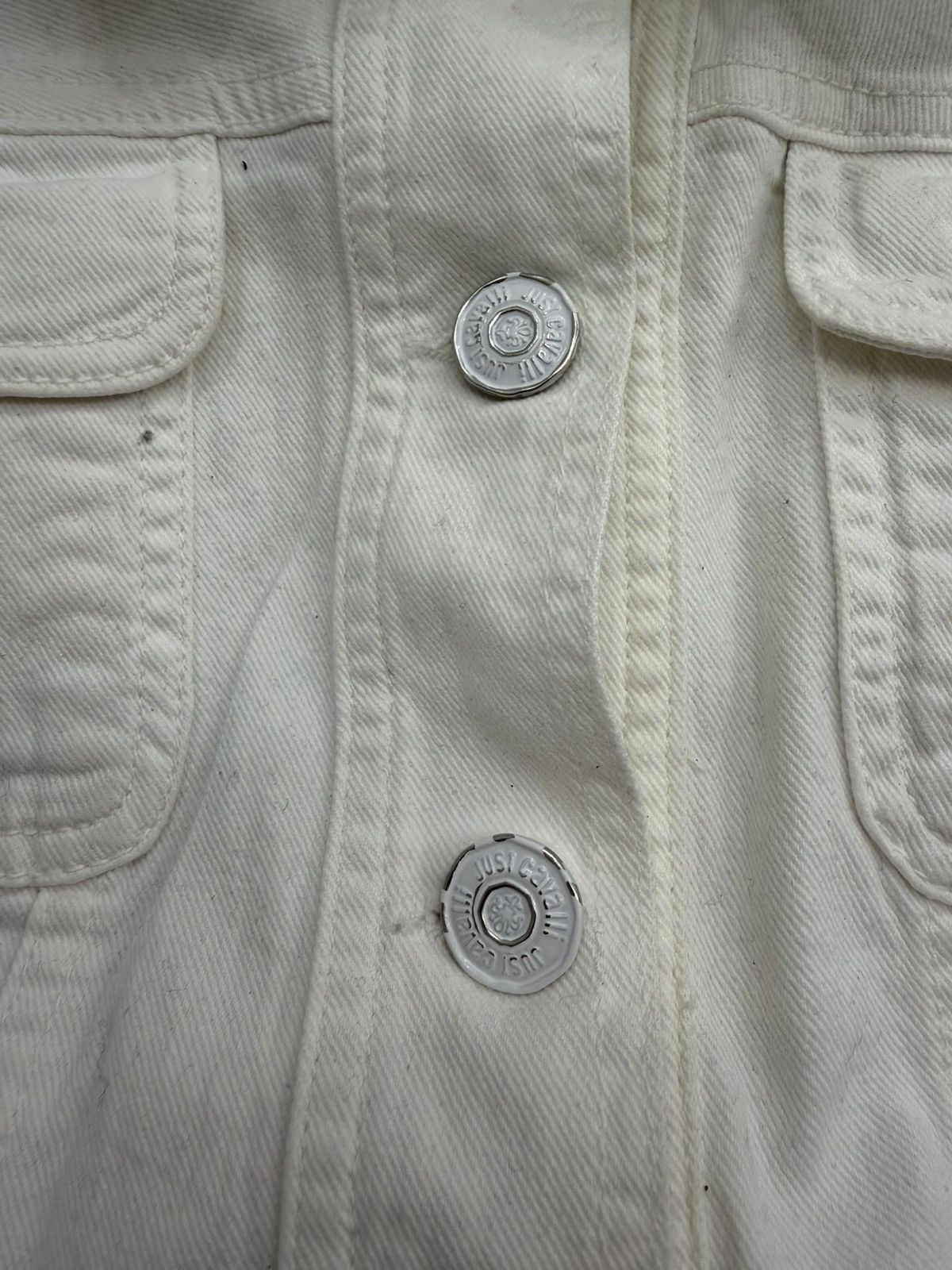 Just Cavalli Just Cavalli Denim Jacket Size S / US 4 / IT 40 - 3 Thumbnail