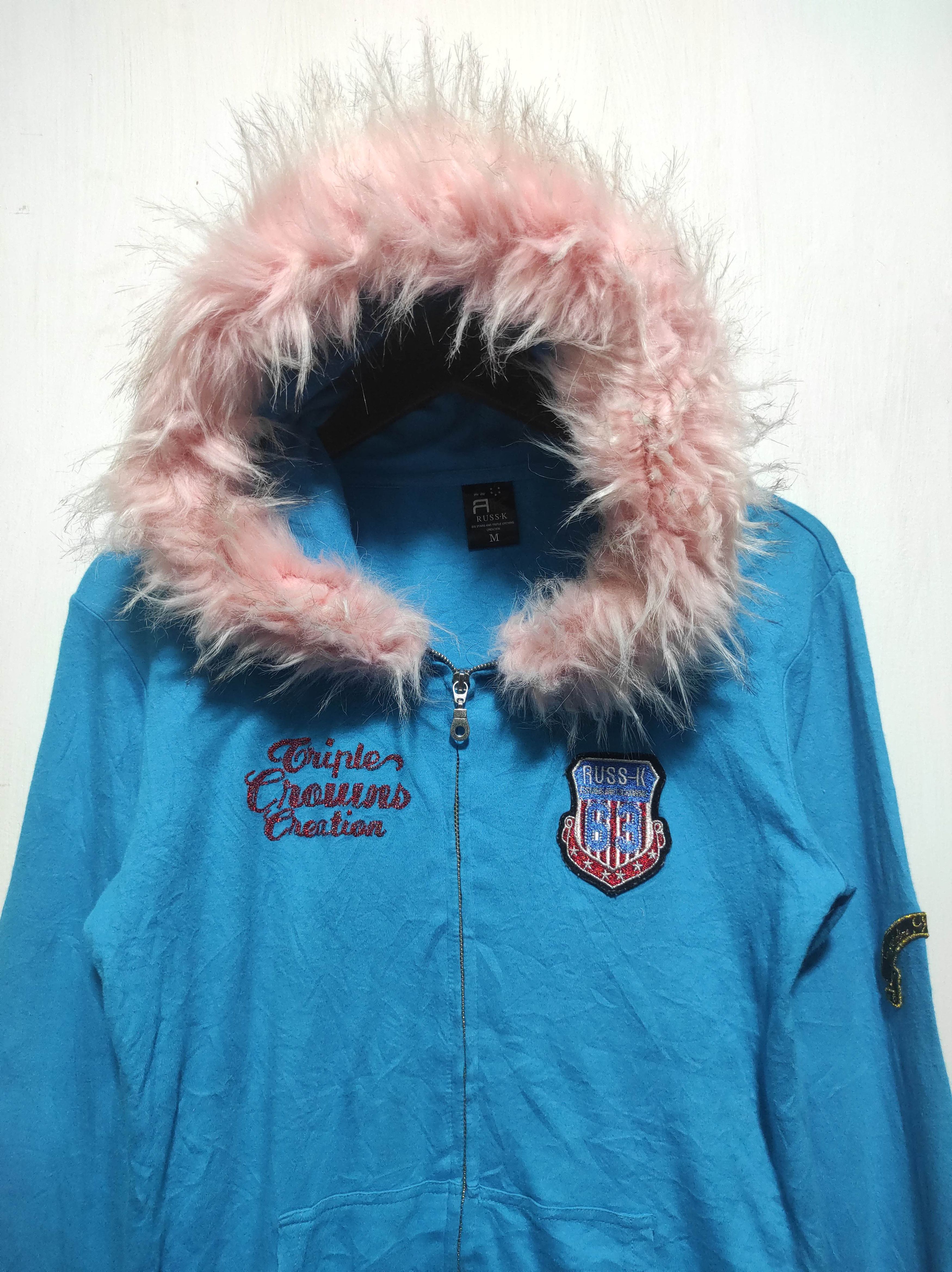 Hysteric Glamour Russ-K Zip Fur Hoodie IfSixWasNine LGB style Size M / US 6-8 / IT 42-44 - 3 Thumbnail