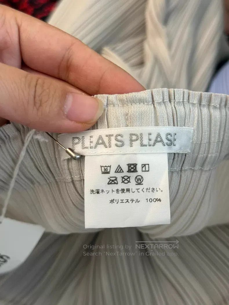 Issey Miyake Issey Miyake Straight Pants Beige Size 26" / US 2 / IT 38 - 6 Thumbnail