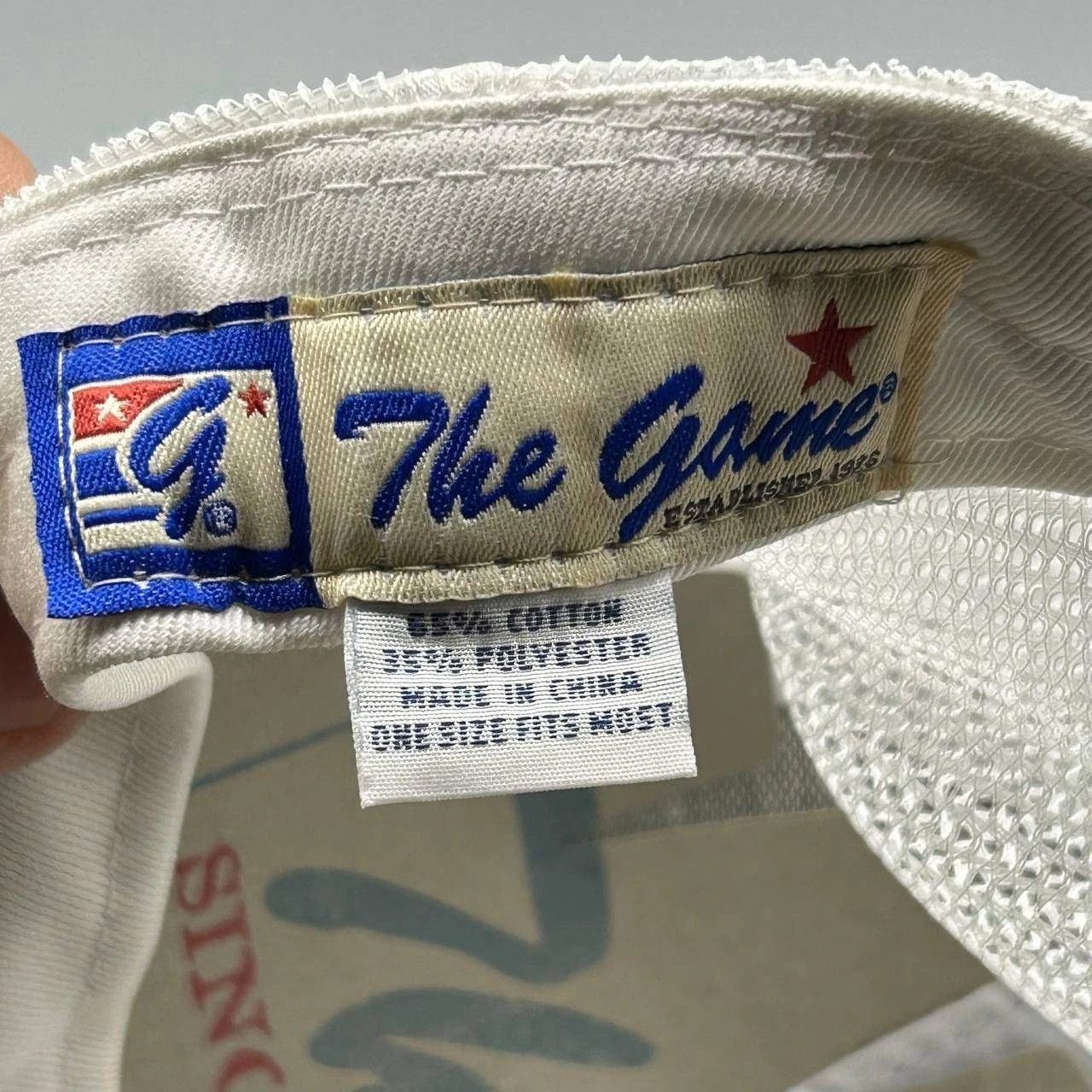 The Game Vintage Kansas Jayhawks Trucker Hat Men NCAA Snap Back Cap Size ONE SIZE - 5 Thumbnail