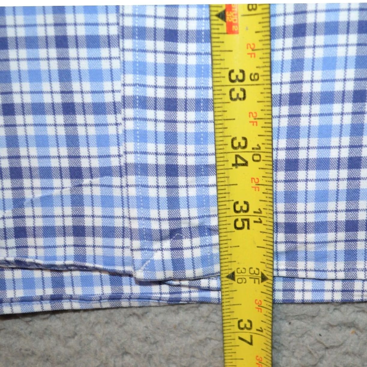 Ralph Lauren Ralph Lauren Shirt Long Sleeve Button Down Mens 3XLT Blue Checkered Big & Tall Size US XXL / EU 58 / 5 - 6 Thumbnail
