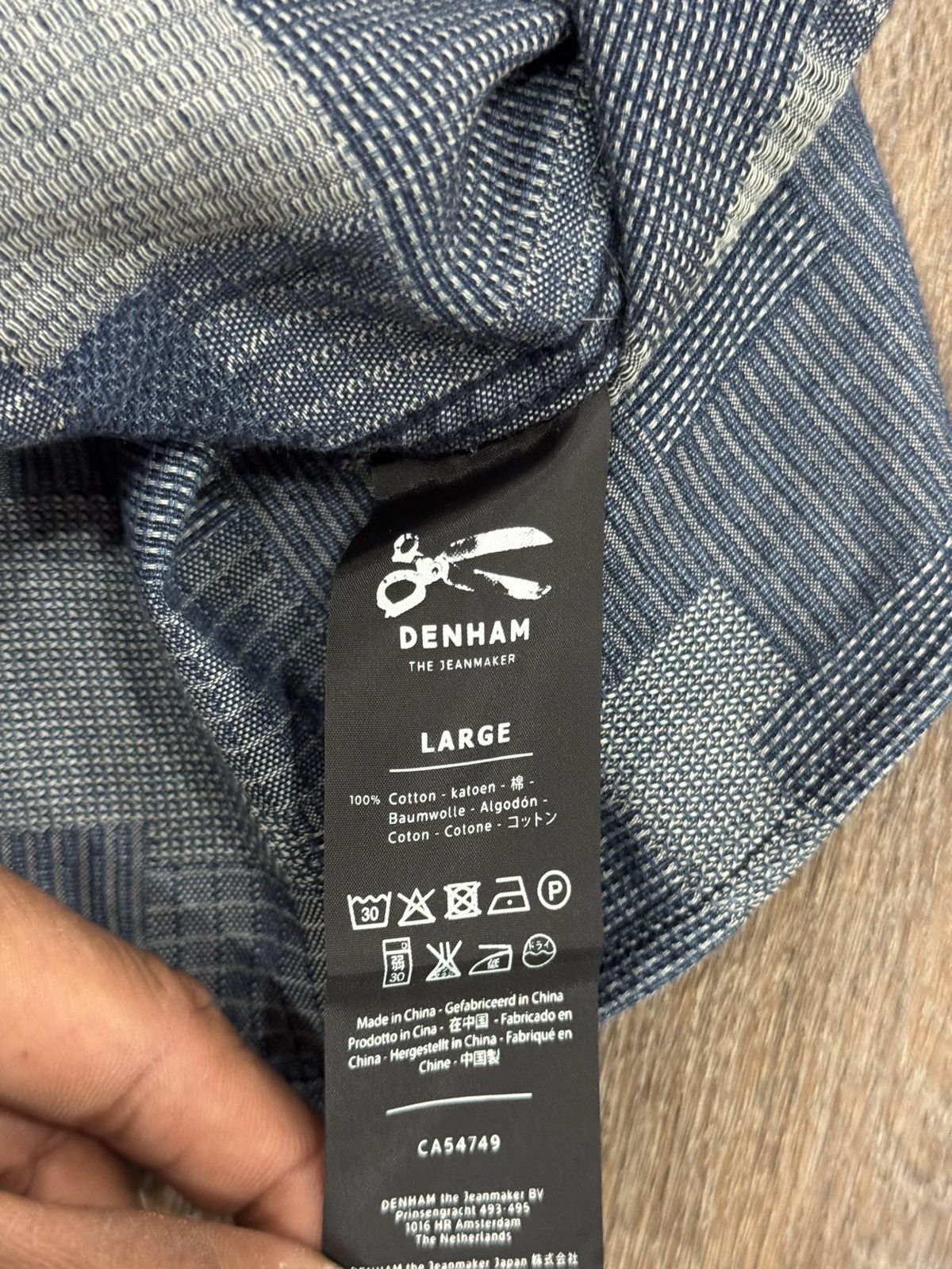 DENHAM DENHAM denim patchwork shirt Size US L / EU 52-54 / 3 - 9 Thumbnail