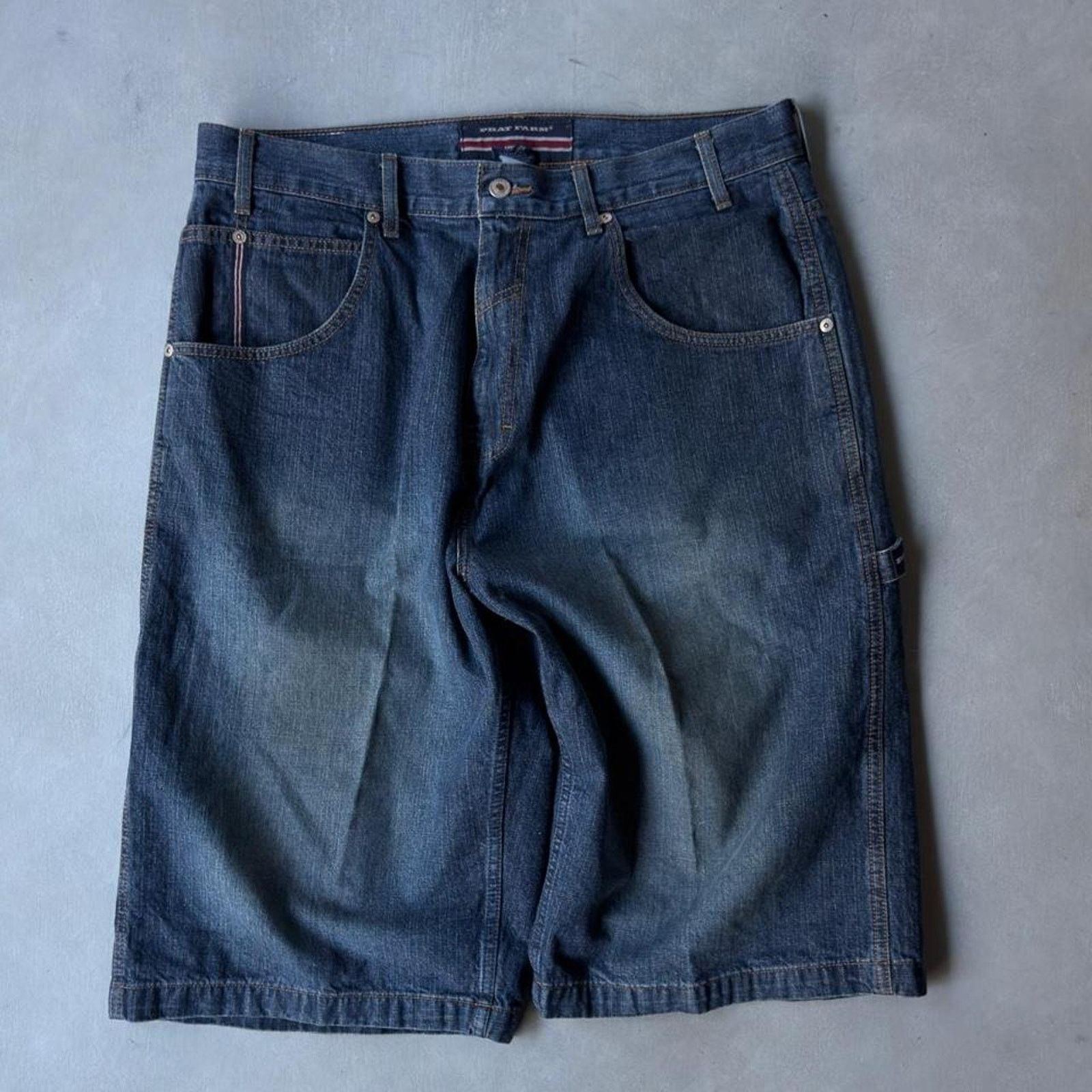 Phat Farm Vintage Phat Farm Baggy Jorts Wide Leg Grunge Skater Y2K Size US 38 / EU 54 - 2 Thumbnail