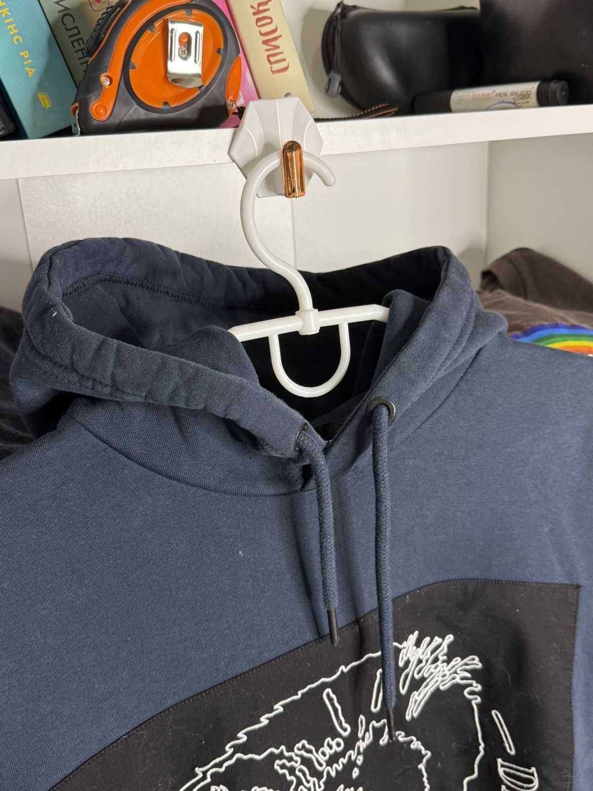 Diesel Diesel Indian Head Logo Navy blue hoodie Size US M / EU 48-50 / 2 - 6 Thumbnail