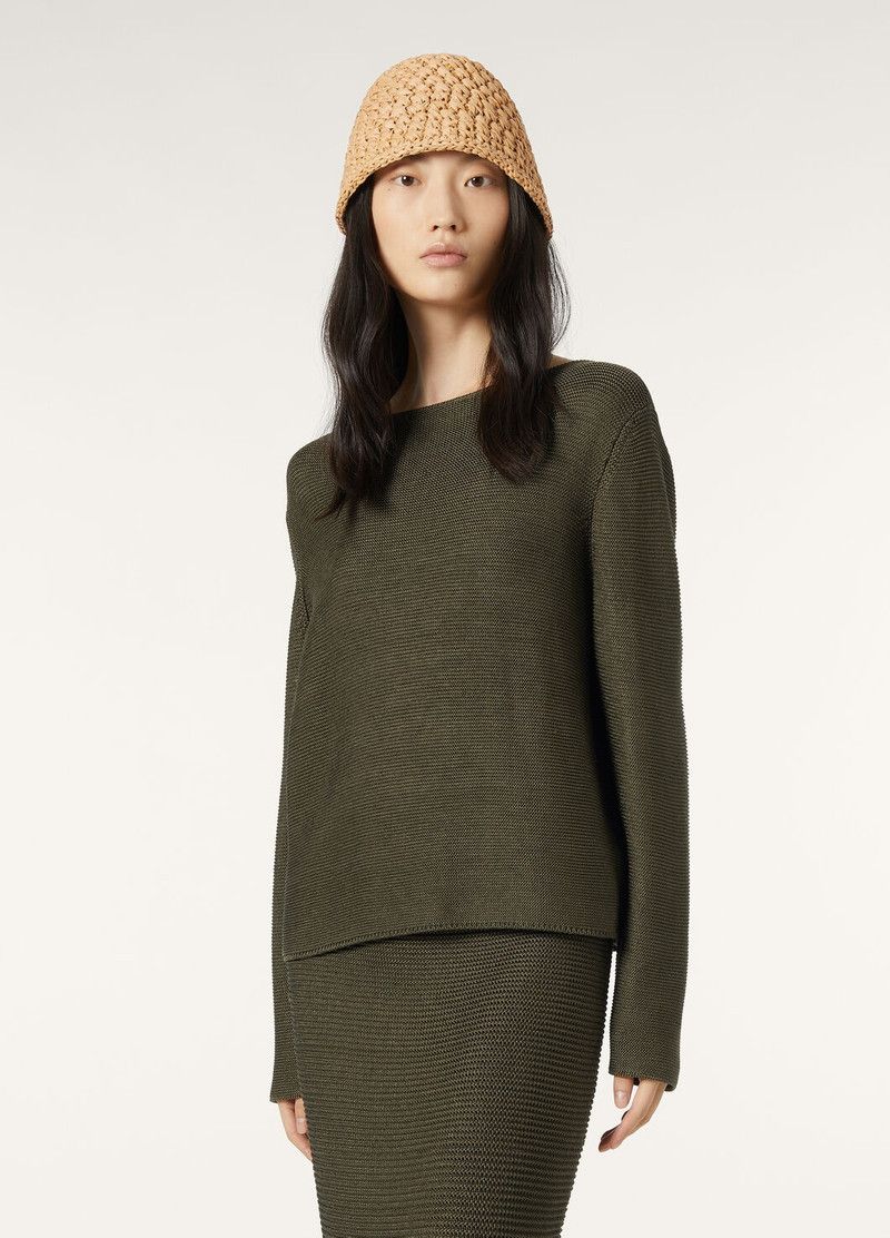 Loro Piana o1srvl11e0526 FAP2757 Scrivia Sweater in Green Size L / US 10 / IT 46 - 4 Thumbnail