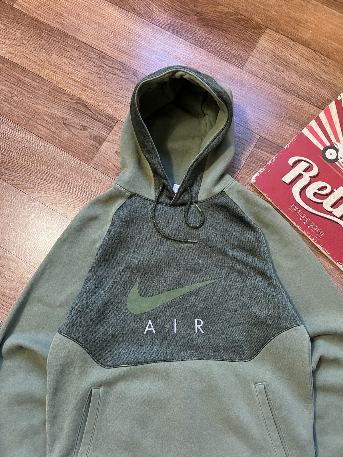 Nike Vintage Nike Air Big Logo Pullover Hoodie Size US M / EU 48-50 / 2 - 4 Thumbnail