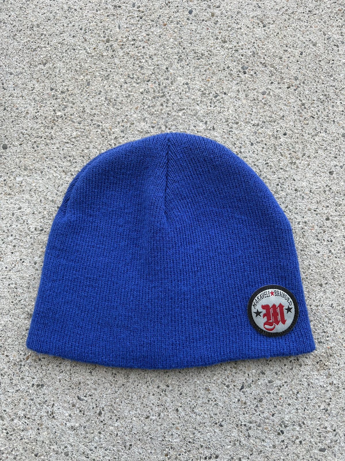 Makaveli × Vintage Vintage 2000s Y2K Makaveli Branded Blue Snow/Ski Beanie Size ONE SIZE - 1 Thumbnail