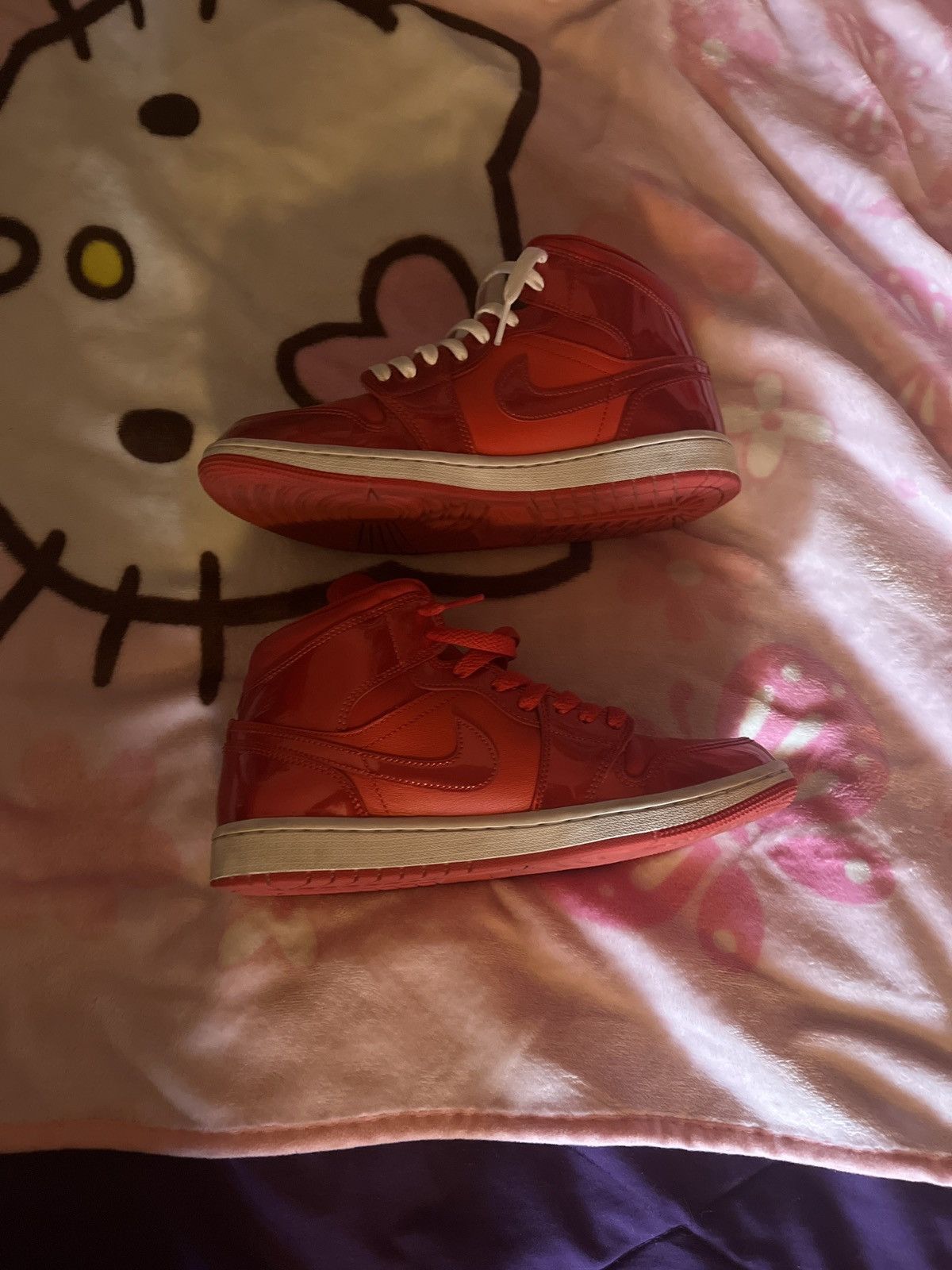 Nike pomegranate jordan 1 high Size US 8.5 / IT 38.5 - 5 Thumbnail