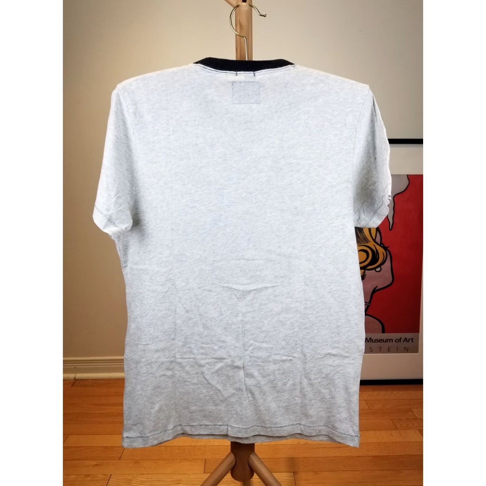 Abercrombie & Fitch VINTAGE Abercrombie & Fitch Tiger Face Patch T-Shirt L Mens Gray Cotton Jersey Short Sleeve Round Neck 80s 90s Retro USA Hard to Style Size US L / EU 52-54 / 3 - 5 Thumbnail