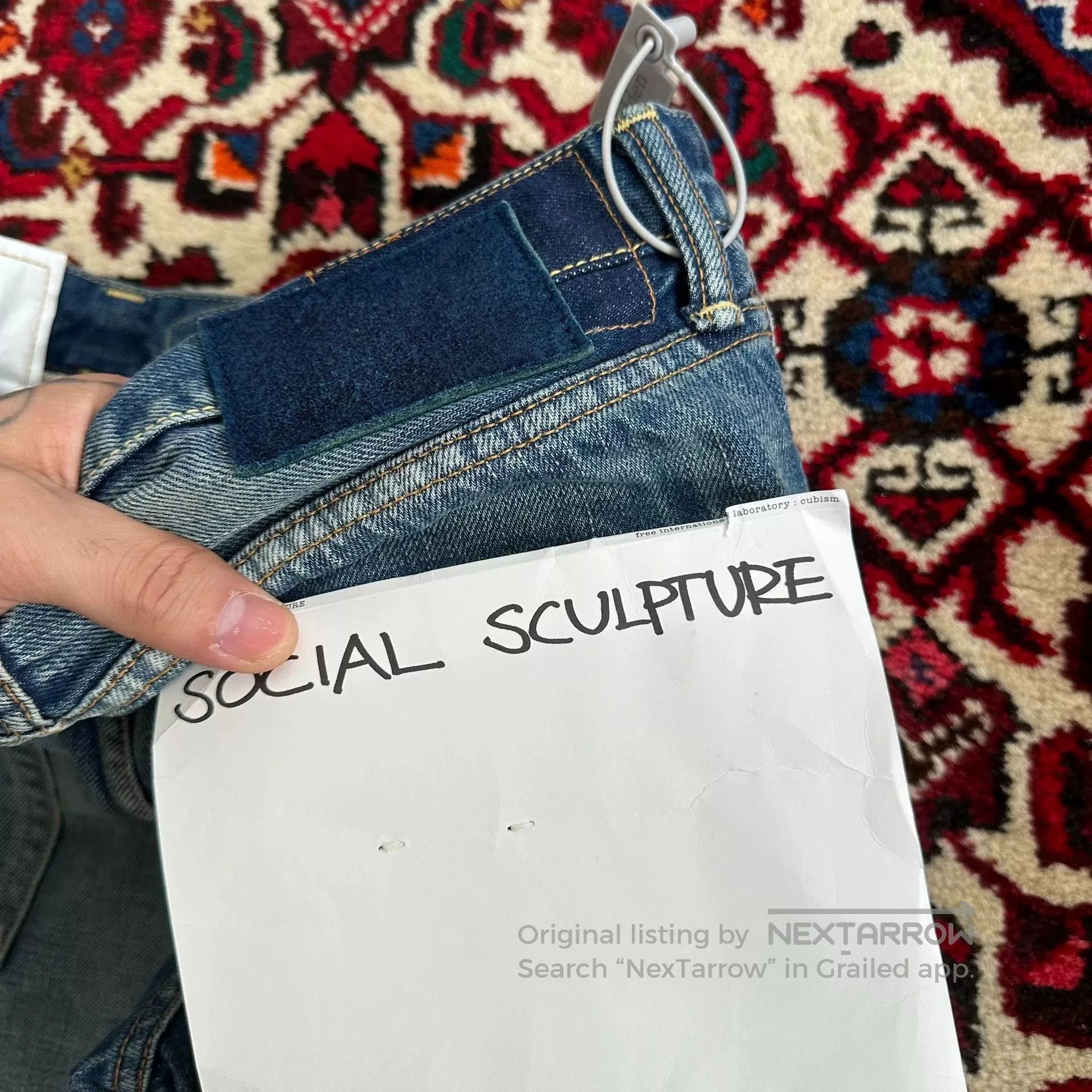 Visvim visvim denim pants with yellow clay wash. Size US 30 / EU 46 - 5 Thumbnail