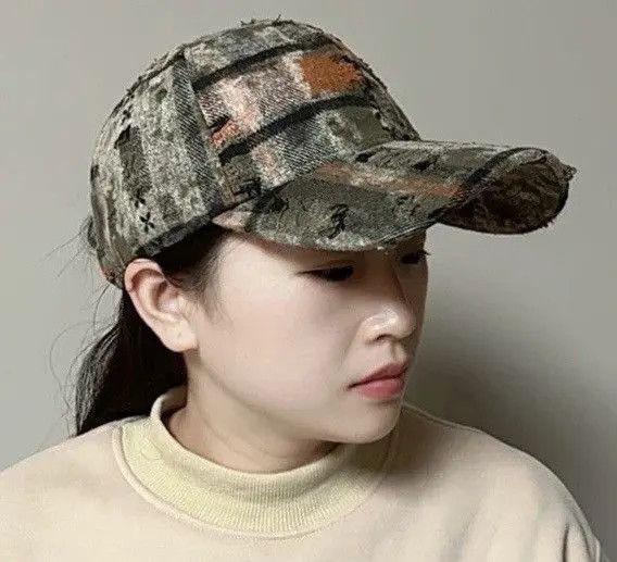 Japanese Brand Streetwear retro punk vintage distressed raw plaid check cap Size ONE SIZE - 6 Thumbnail