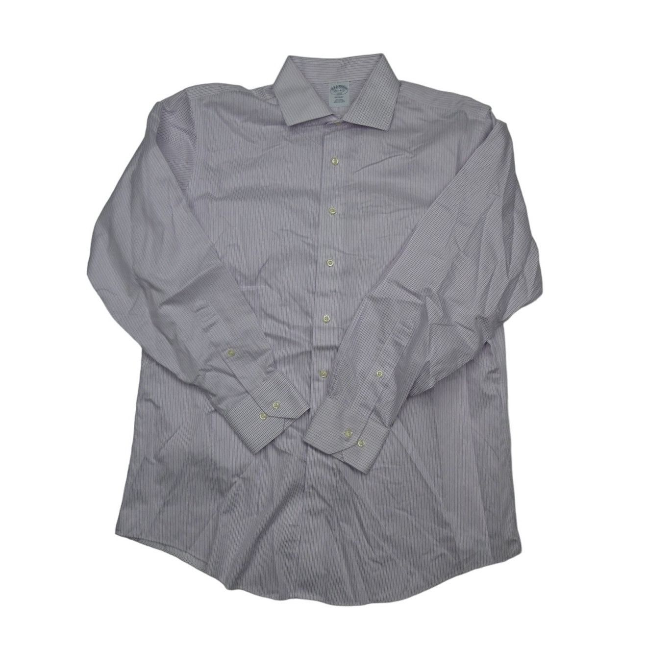 Brooks Brothers Brooks Brothers Regent Dress Shirt, white stripe, 16 1/2 34 Size US L / EU 52-54 / 3 - 1 Thumbnail