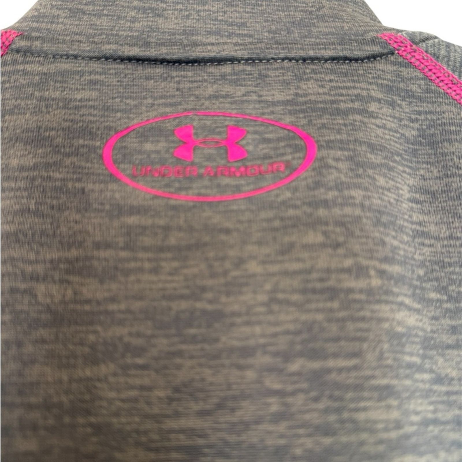 Under Armour Under Armour Heat Gear 1/4 Zip Grey With Pink Trim Size M Size M / US 6-8 / IT 42-44 - 5 Thumbnail