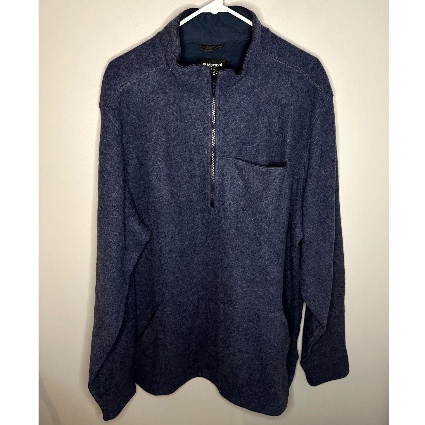 Marmot NWT Marmot Ryerson 1/2 Zip Fleece Pullover Sweater Indigo Size US XXL / EU 58 / 5 - 3 Thumbnail