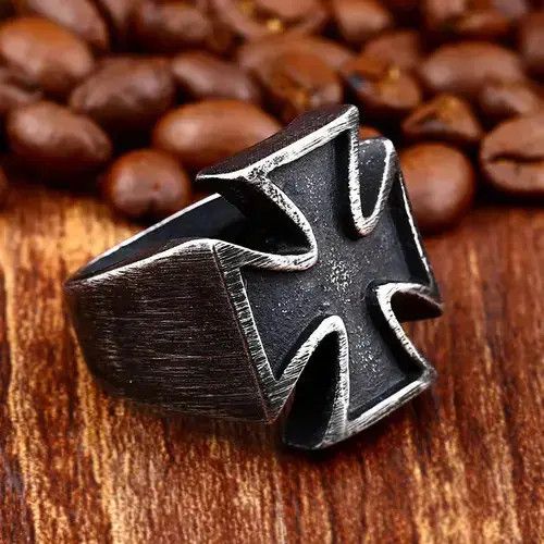 Other Iron Cross Ring Size ONE SIZE - 4 Thumbnail