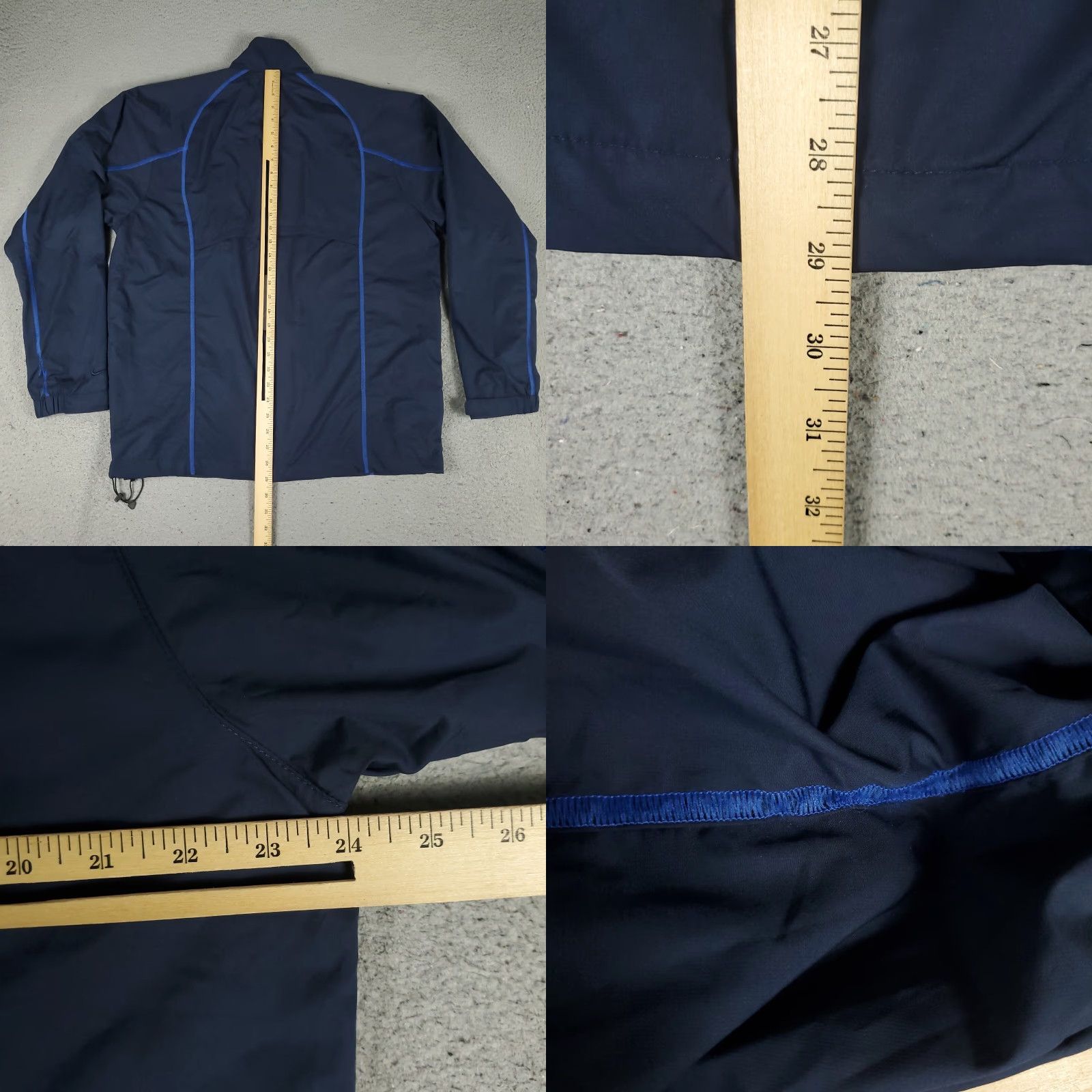 Nike Nike Jacket Mens M Blue Full Zip Windbreaker Jacket Sports Nike Size US M / EU 48-50 / 2 - 8 Thumbnail