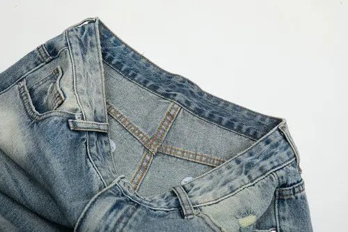 VIBE American retro straight washed loose versatile flared jeans Size US 32 / EU 48 - 8 Thumbnail