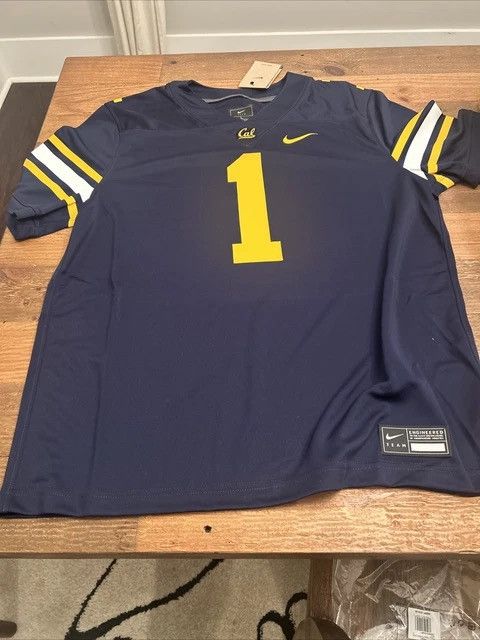 Nike Nike® Men's LARGE #1 Cal Bears Football Replica Jersey Size US L / EU 52-54 / 3 - 11 Thumbnail