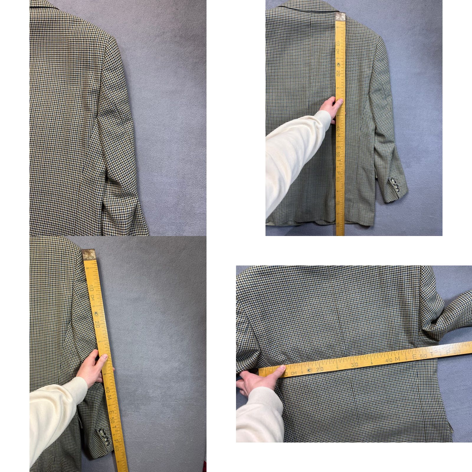 Vintage VINTAGE Gino Rizzi Blazer Wool Beige 43in Men Shirt Jacket Tuxedo Style 43in Womens?? Size 46R - 11 Thumbnail