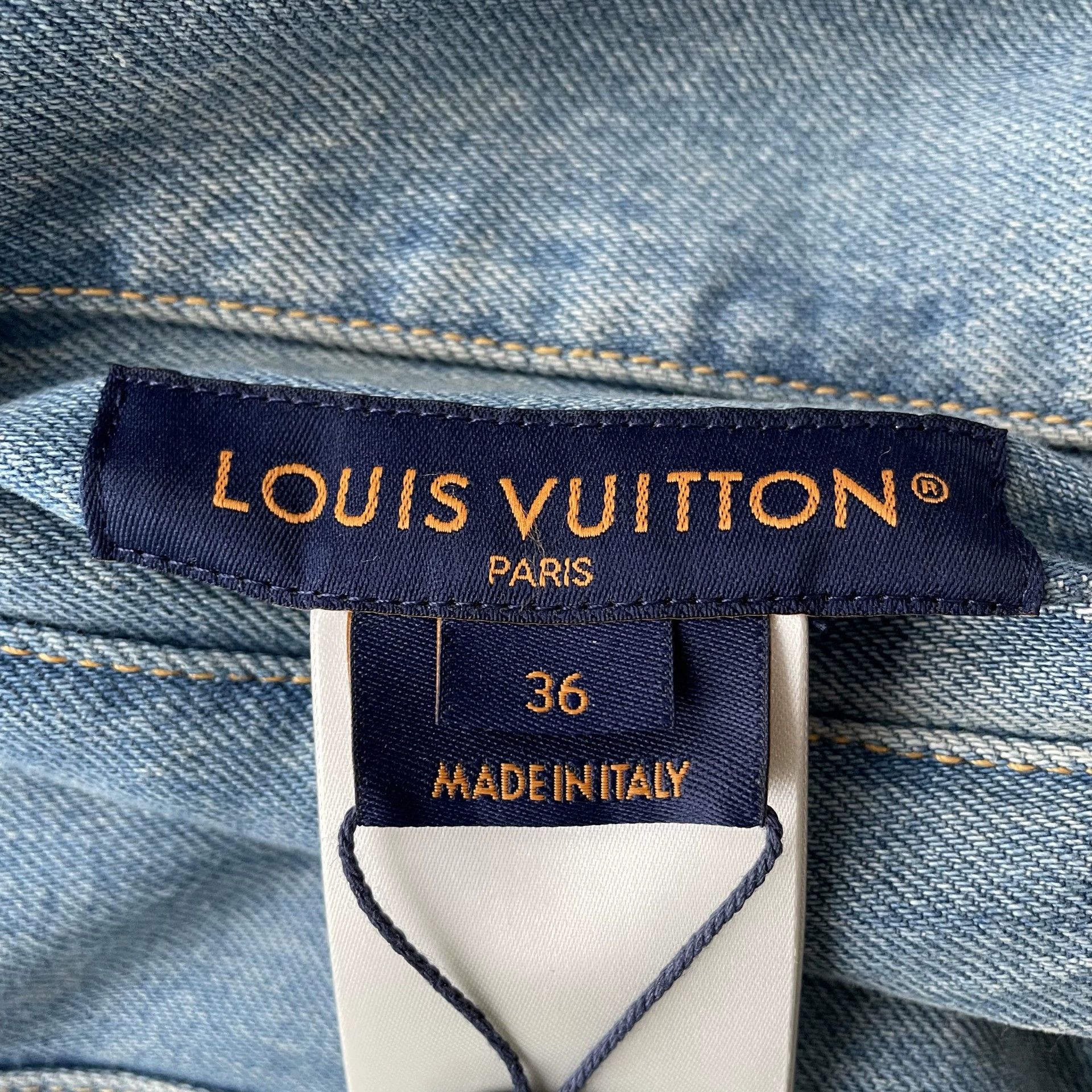 Louis Vuitton Unused LOUIS VUITTON SS26 Women's SKI Denim Jkt 36 19999 Size XS / US 0-2 / IT 36-38 - 6 Thumbnail