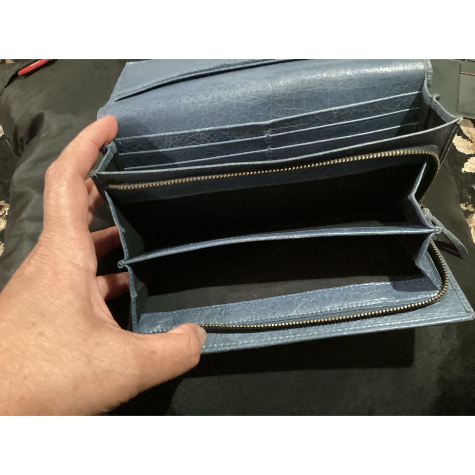Balenciaga BALENCIAGA Leather Classic Money Bifold Wallet Size ONE SIZE - 6 Thumbnail