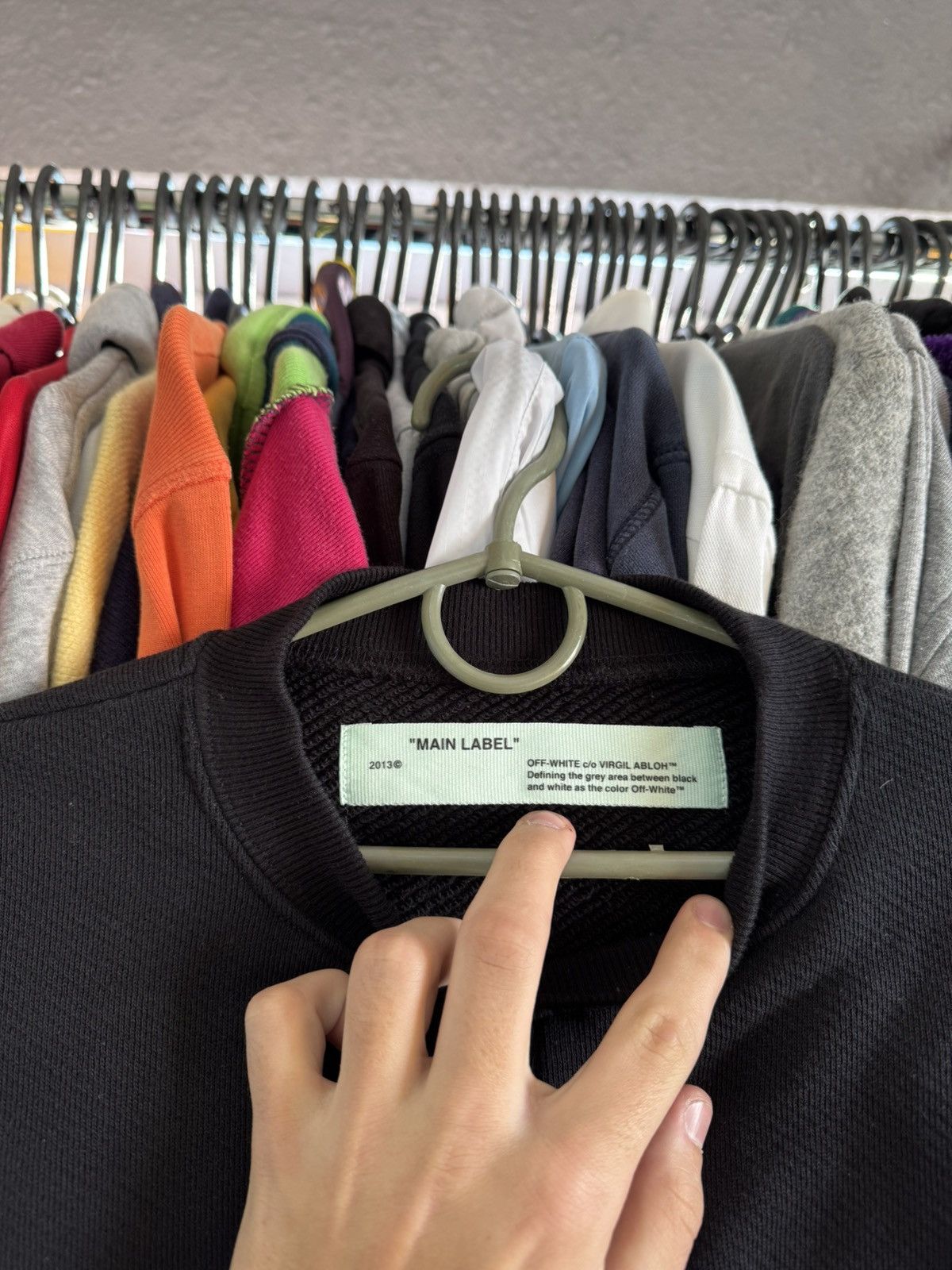 Off-White Off-White Women’s Meteor Cropped Sweatshirt Size M / US 6-8 / IT 42-44 - 5 Thumbnail