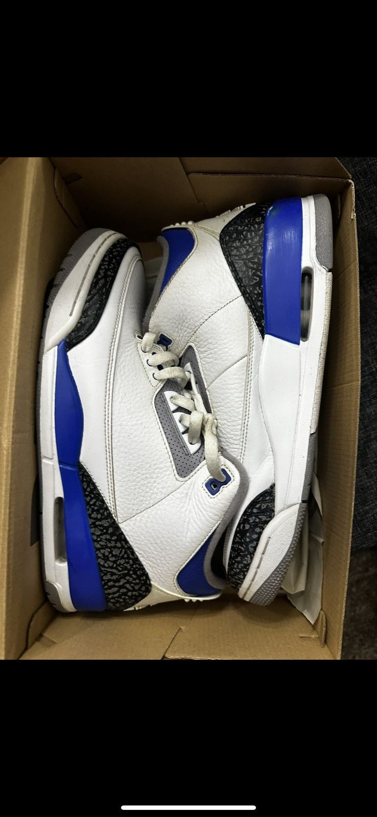 Jordan Brand Jordan Retro 3 Racer Blue Size US 12 / EU 45 - 1 Thumbnail