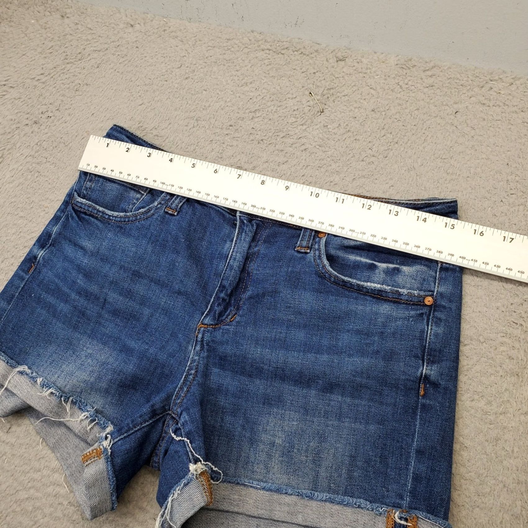 Vintage Joe's Woman Shorts 29 Blue Denim Stretch 5-Pocket Design Outdoor Casual Summer Size 29" - 5 Thumbnail