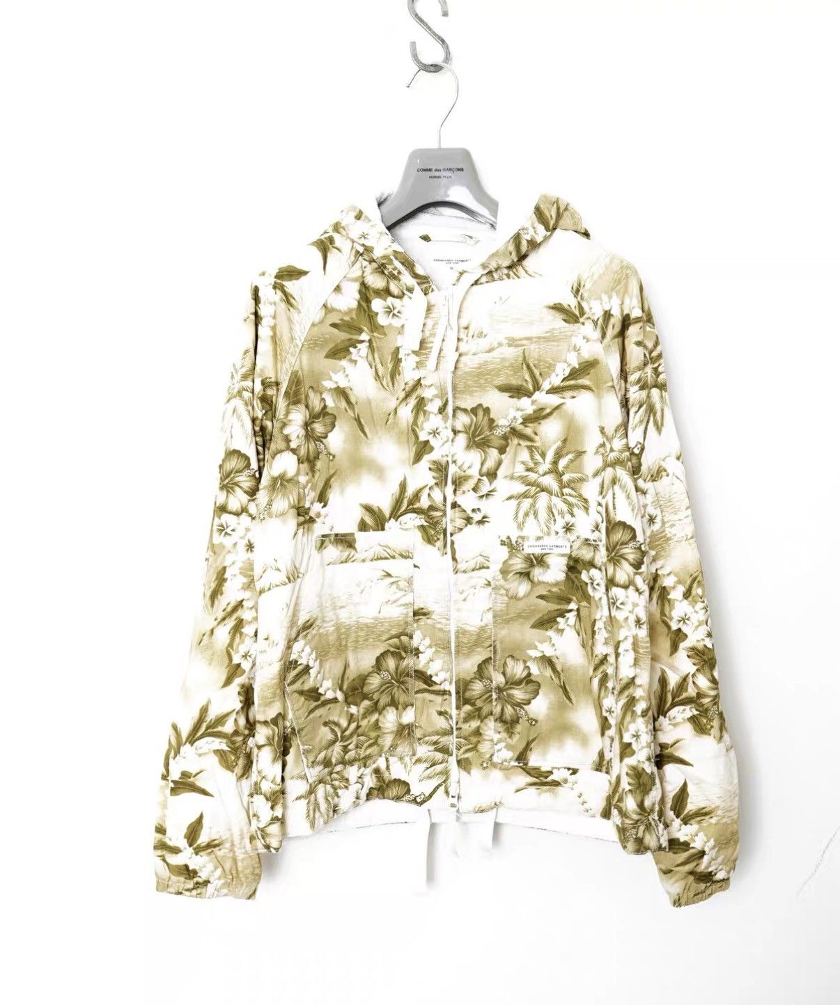 Engineered Garments Engineered Garments Floral Cropped Hooded Cardigan Size US S / EU 44-46 / 1 - 1 Thumbnail