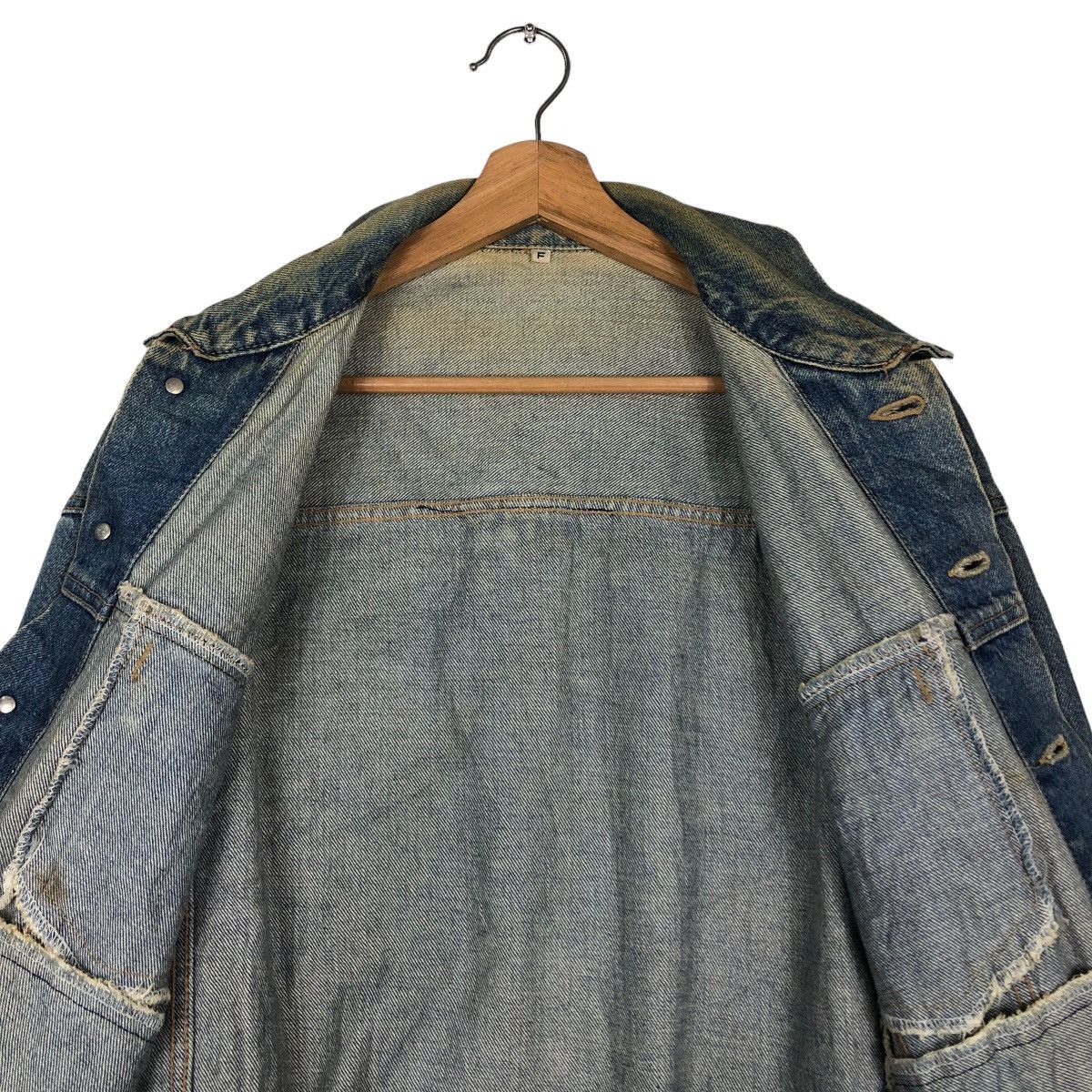Japanese Brand 🔥Vintage Trucker Denim Jacket Biker Japan Issey Miyake Size US M / EU 48-50 / 2 - 14 Thumbnail