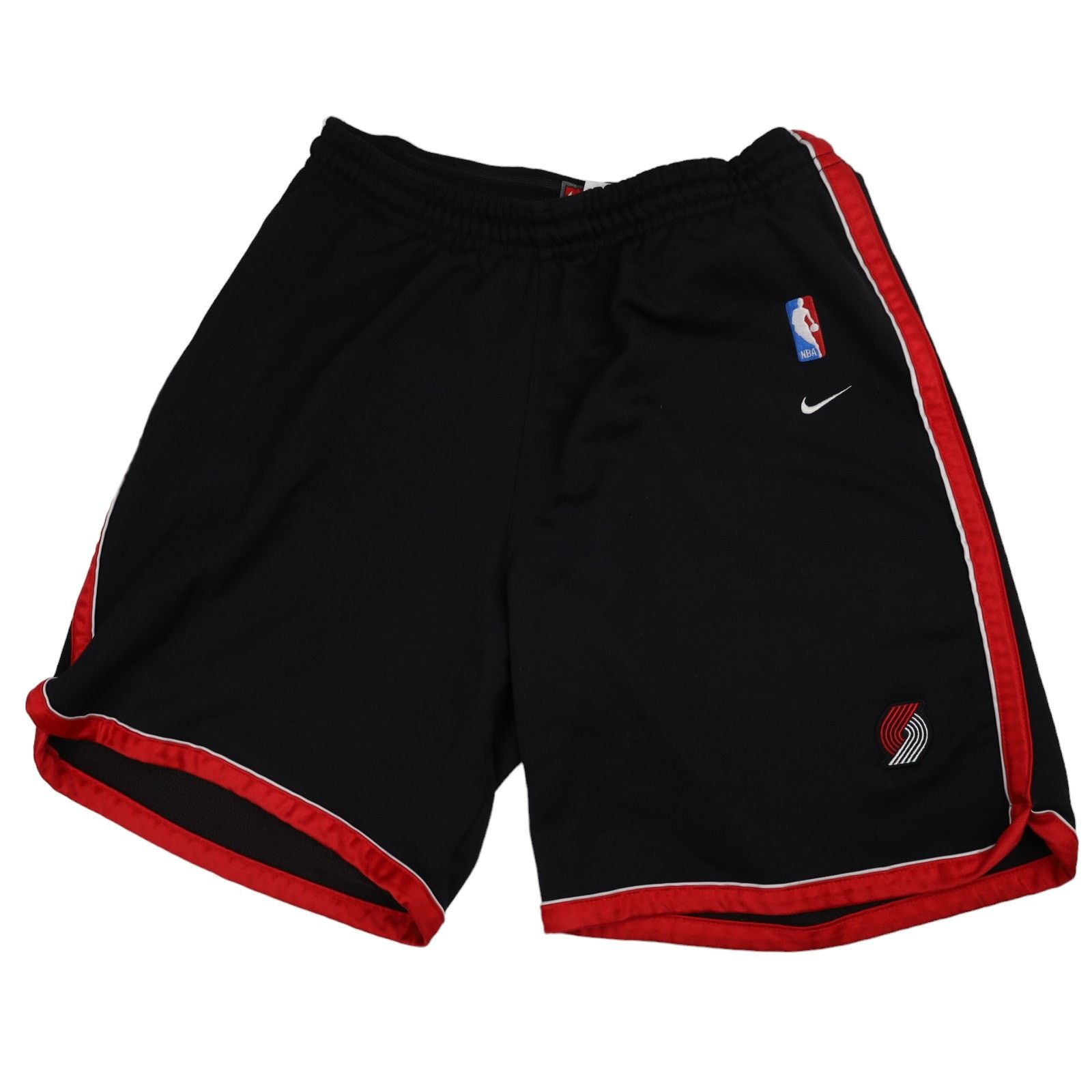 NBA × Nike × Vintage VTG Nike NBA Authentic Portland Blazers Basketball Shorts Size US 32 / EU 48 - 1 Thumbnail